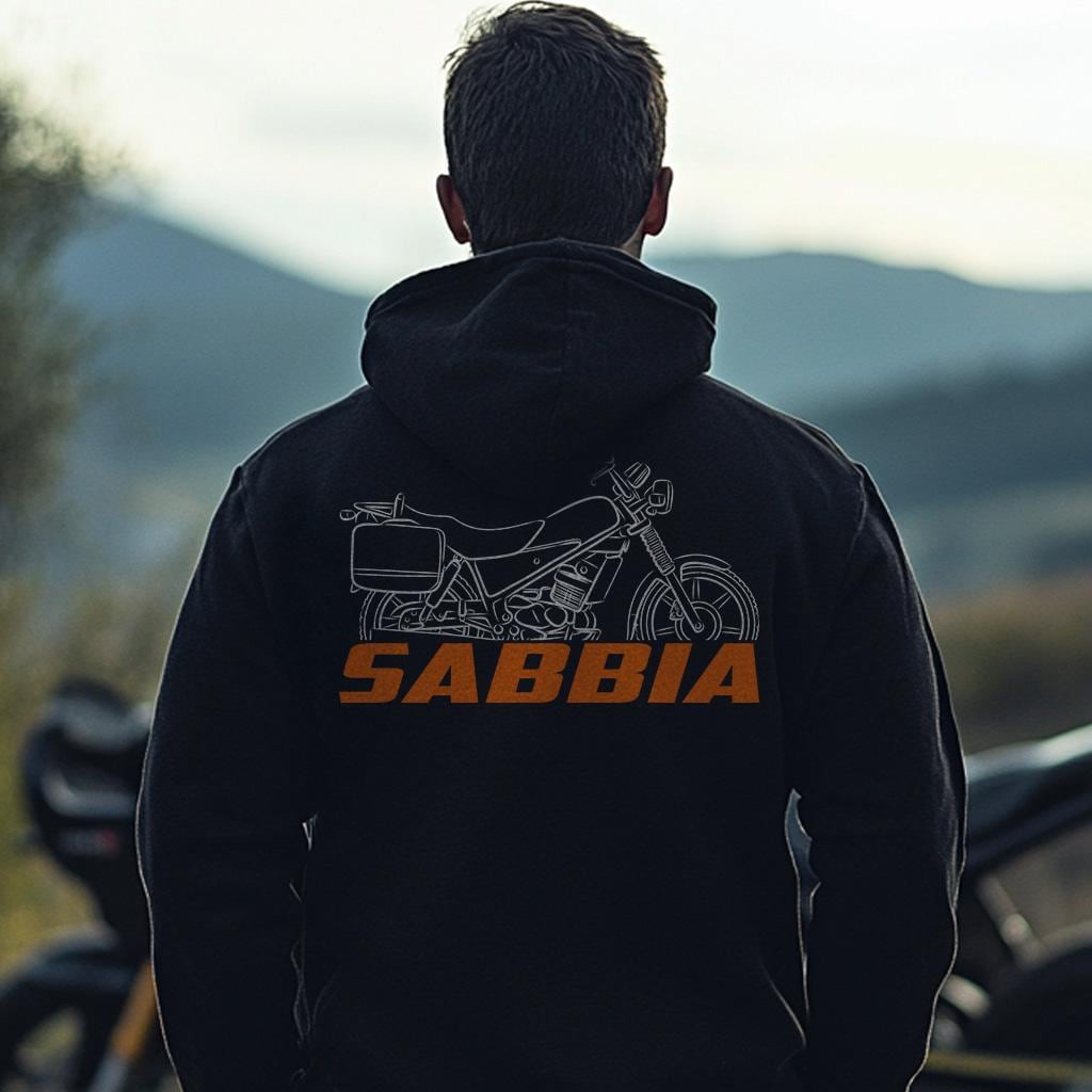 Laverda LB 125 Sabbia 1986 - 1987 Inspired Hoodie - Motorcycle Sweatshirt for Riders
