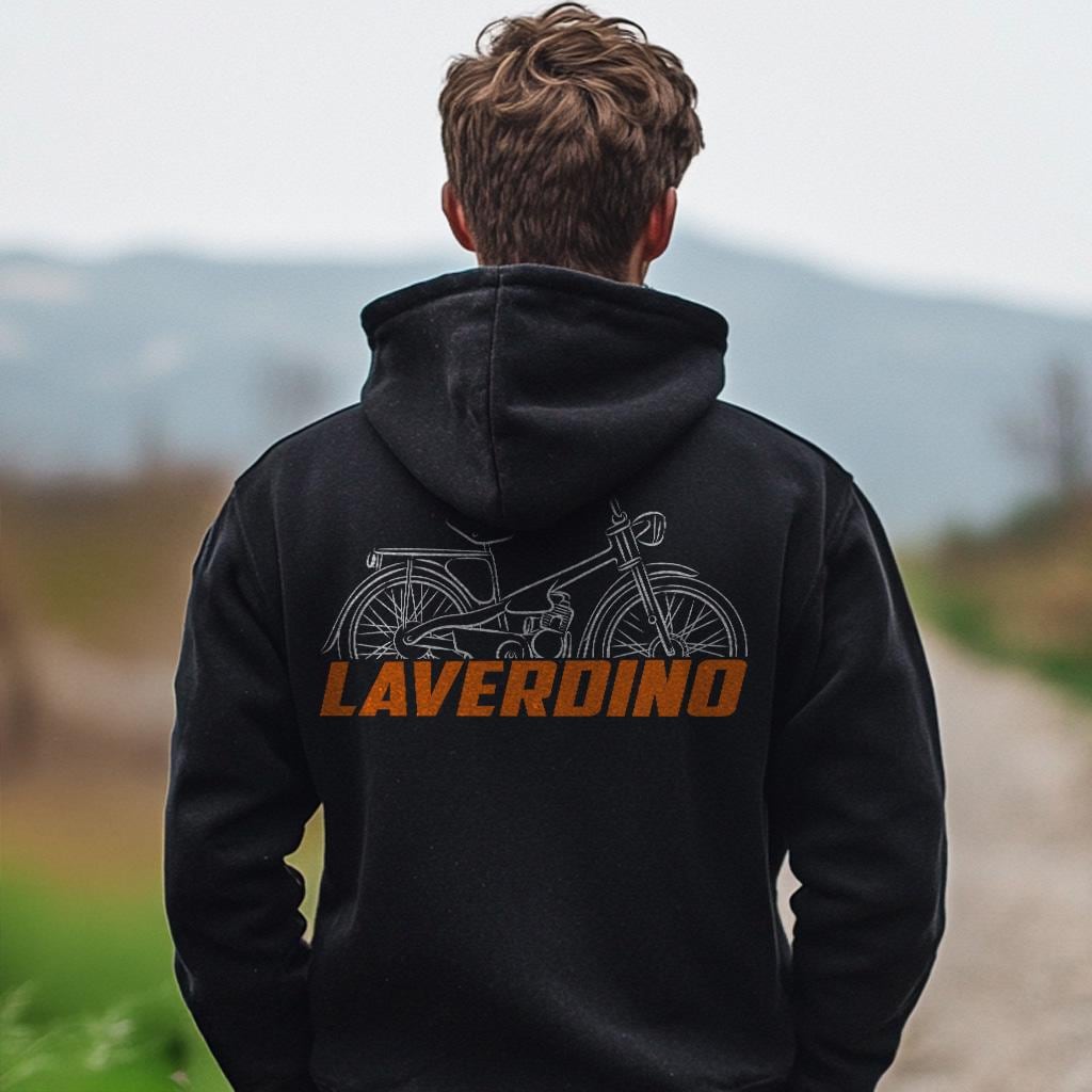 Laverda Laverdino 50cc 1959 Inspired Hoodie - Motorcycle Sweatshirt for Riders