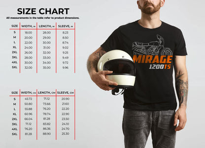 Laverda 1200TS Mirage 1979 - 1982 Inspired T-Shirt - Motorcycle Tee Shirt for Riders