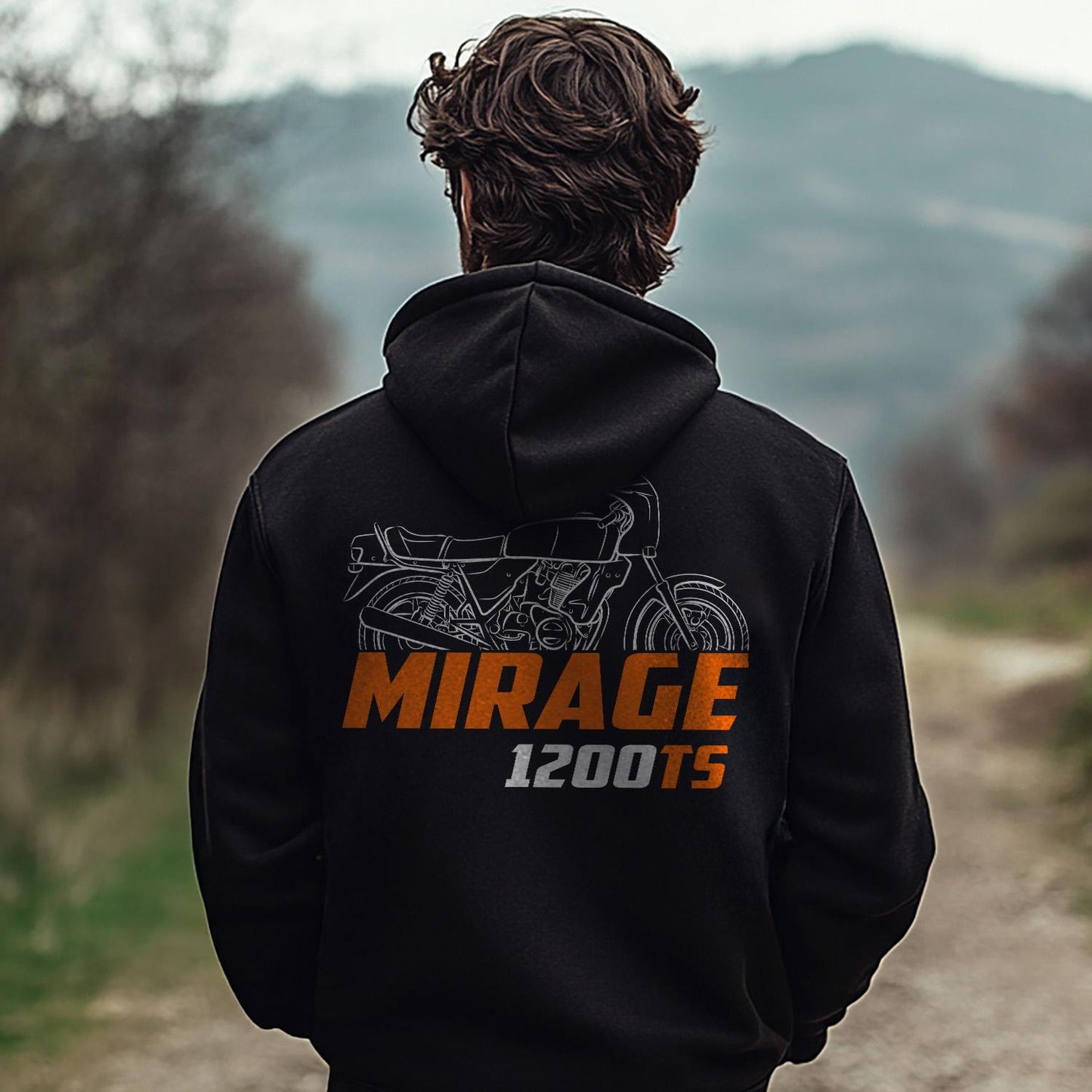 Laverda 1200TS Mirage 1979 - 1982 Inspired Hoodie - Motorcycle Sweatshirt for Riders