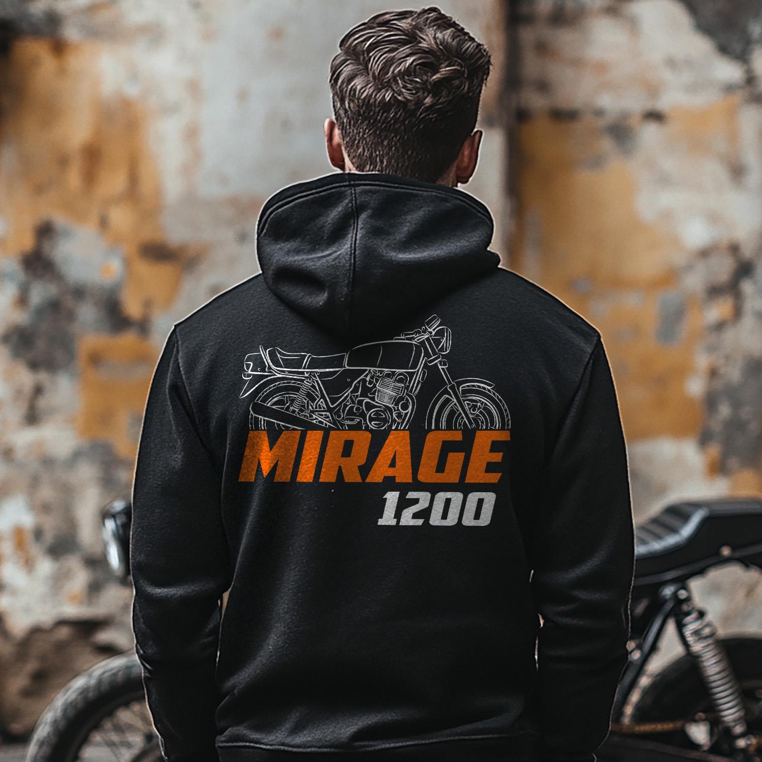 Laverda 1200 Mirage 1978 - 1982 Inspired Hoodie - Motorcycle Sweatshirt for Riders
