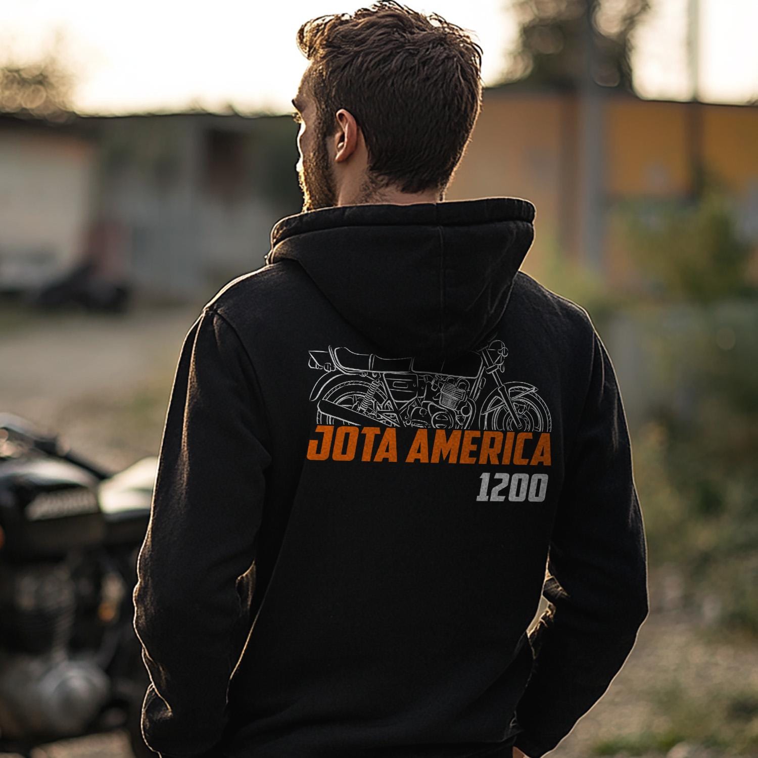 Laverda 1200 Jota America 1977 - 1979 Inspired Hoodie - Motorcycle Sweatshirt for Riders