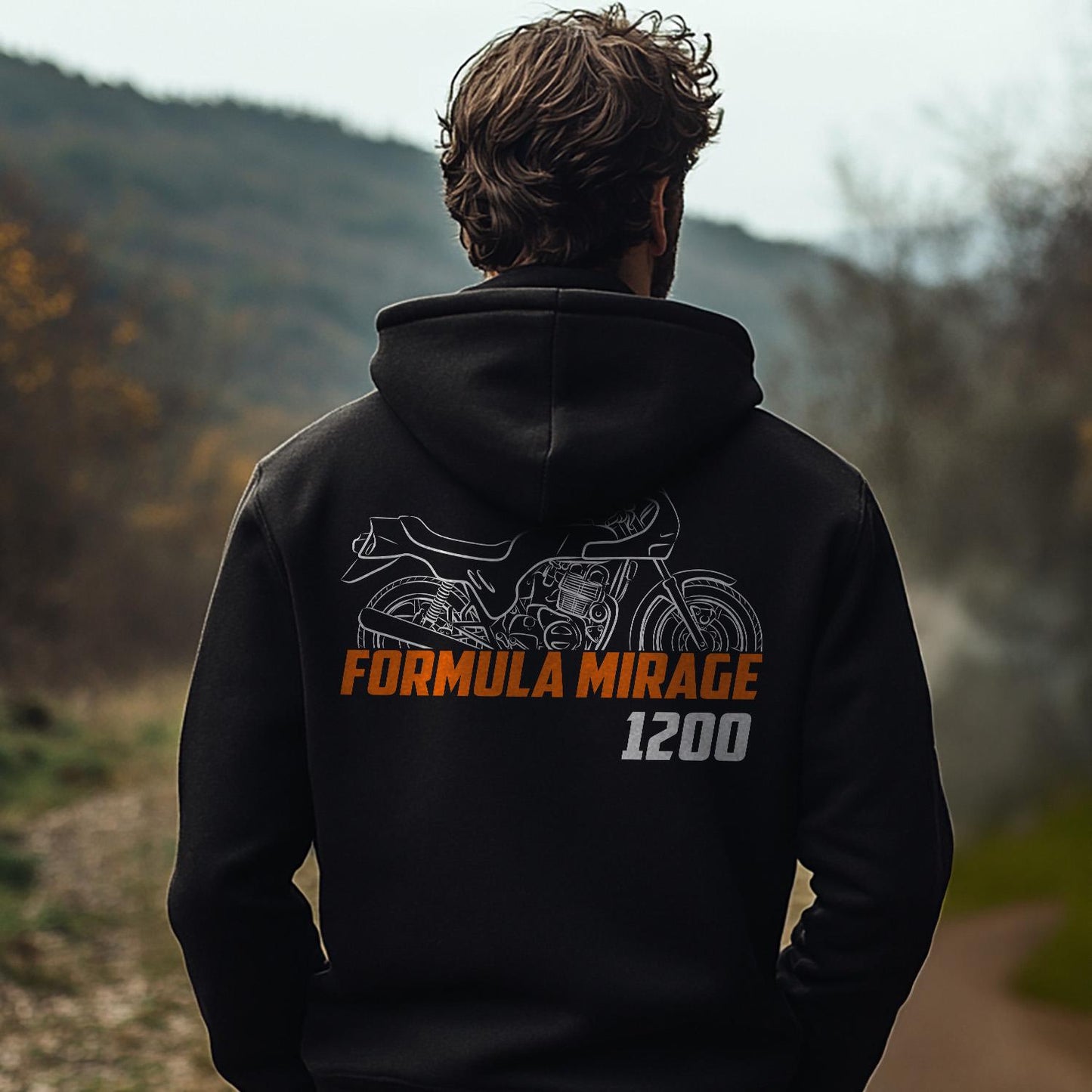 Laverda 1200 Formula Mirage 1981 Inspired Hoodie - Motorcycle Sweatshirt for Riders