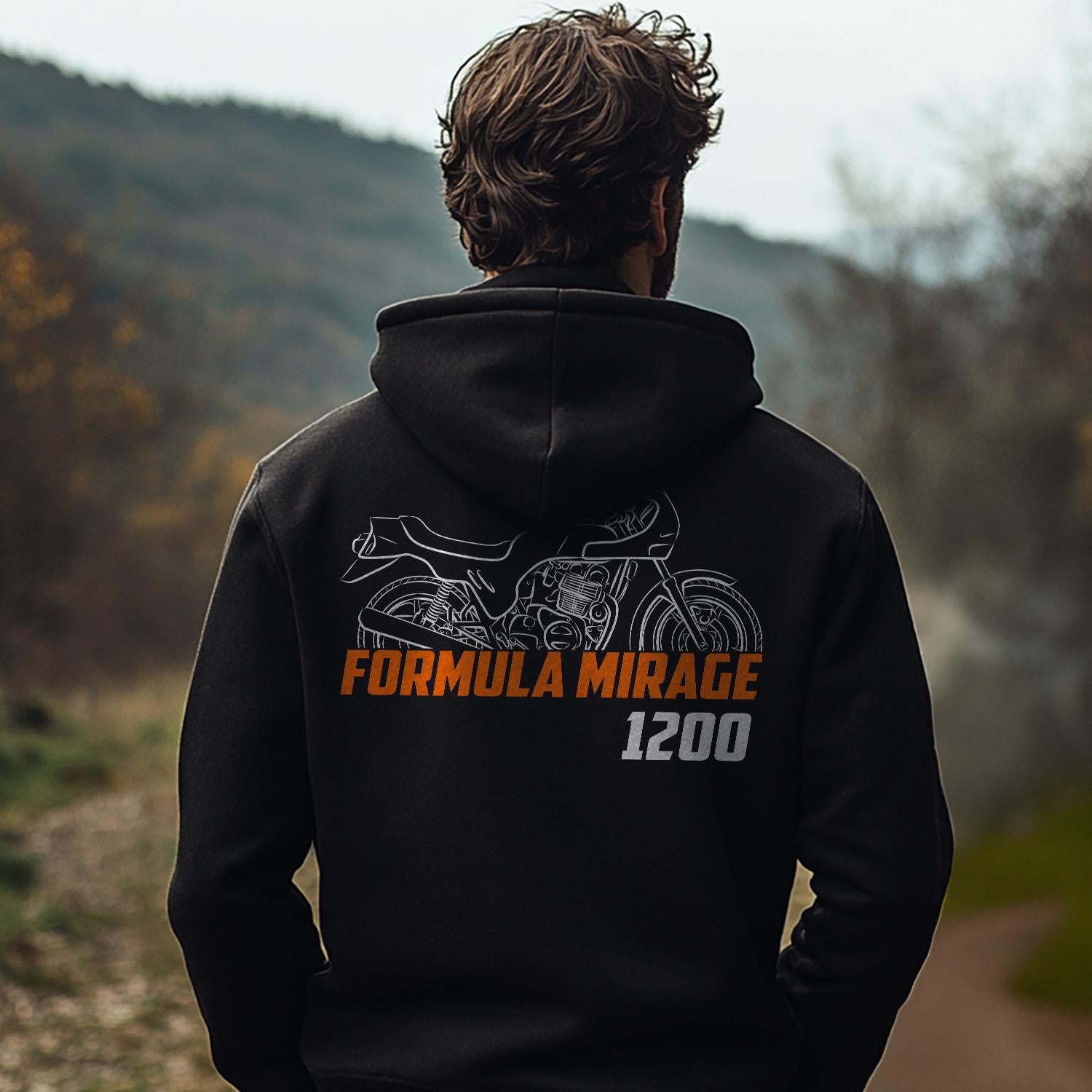 Laverda 1200 Formula Mirage 1981 Inspired Hoodie - Motorcycle Sweatshirt for Riders