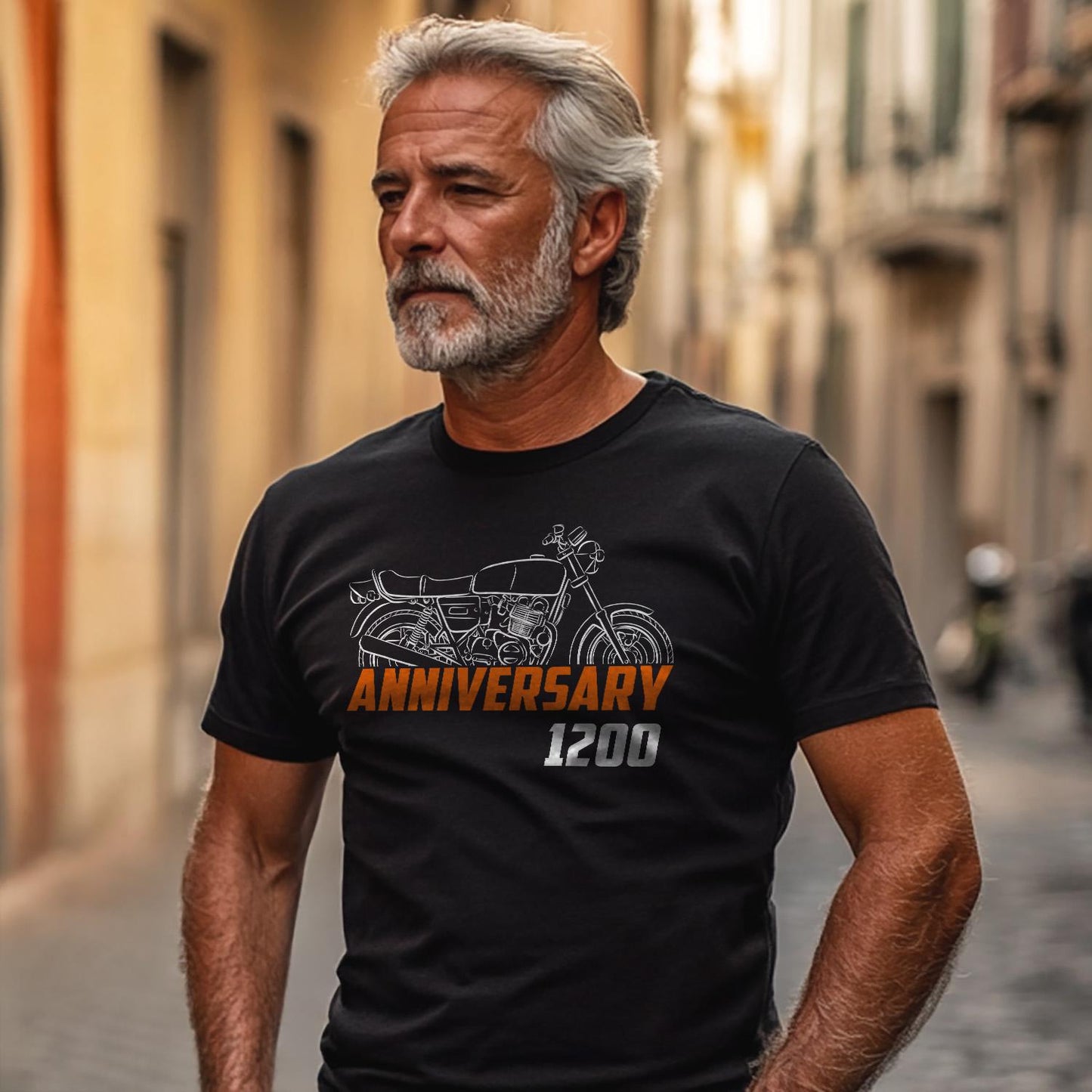 Laverda 1200 30th Anniversary 1979 Inspired T-Shirt - Motorcycle Tee Shirt for Riders