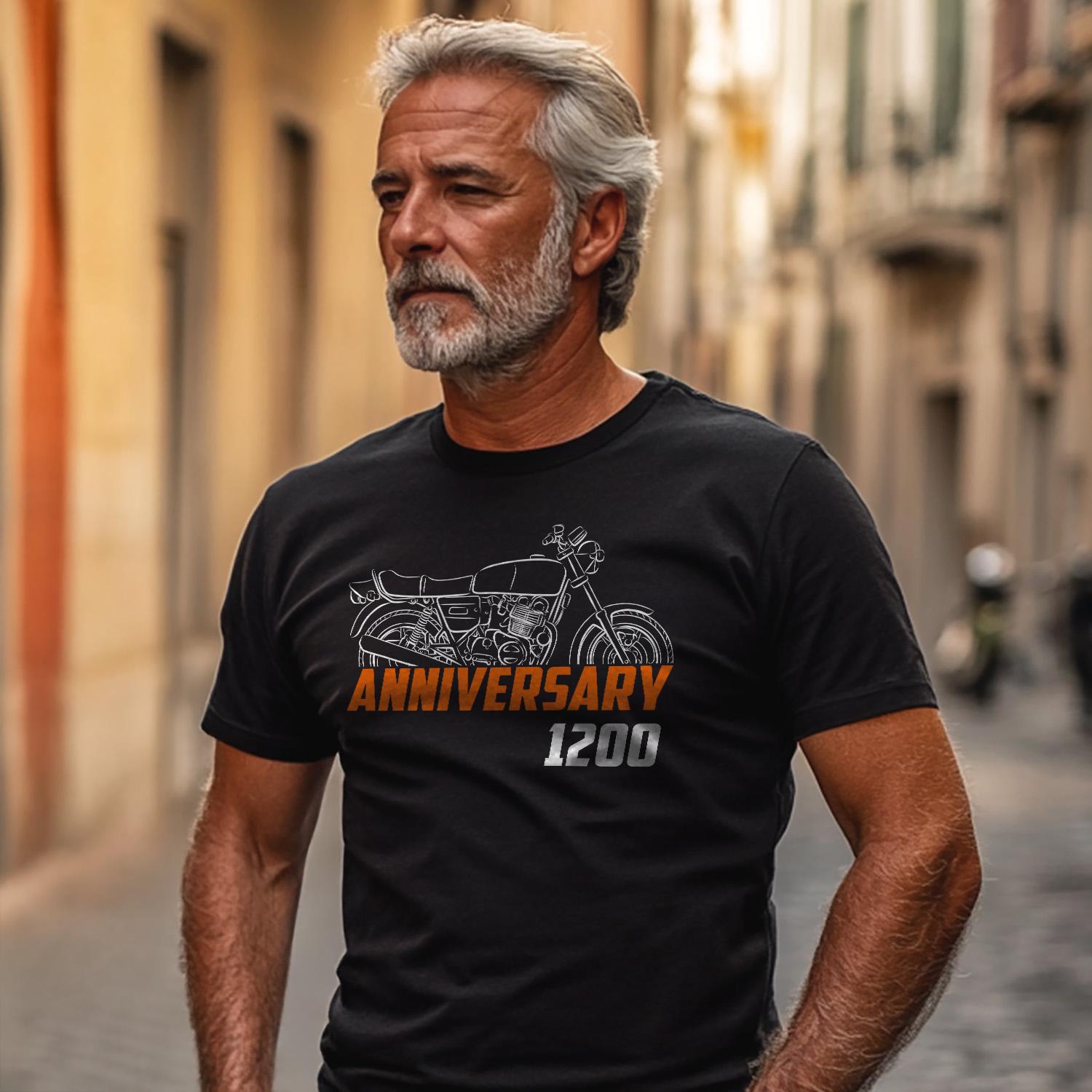 Laverda 1200 30th Anniversary 1979 Inspired T-Shirt - Motorcycle Tee Shirt for Riders