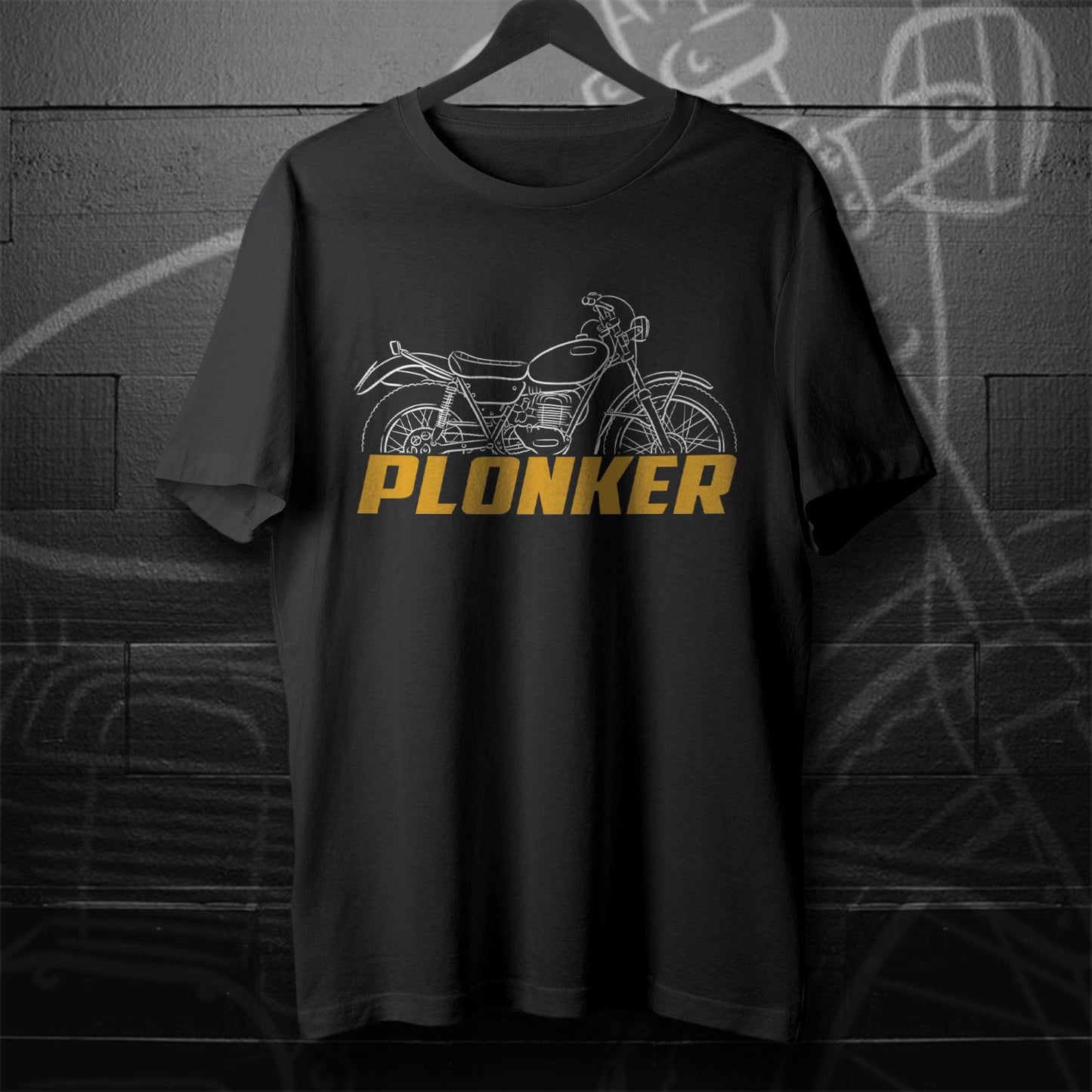 OSSA Plonker 250-74 ( Mick Andrews Replica 250-74 ) Inspired T-Shirt - Motorcycle Tee Shirt for Riders