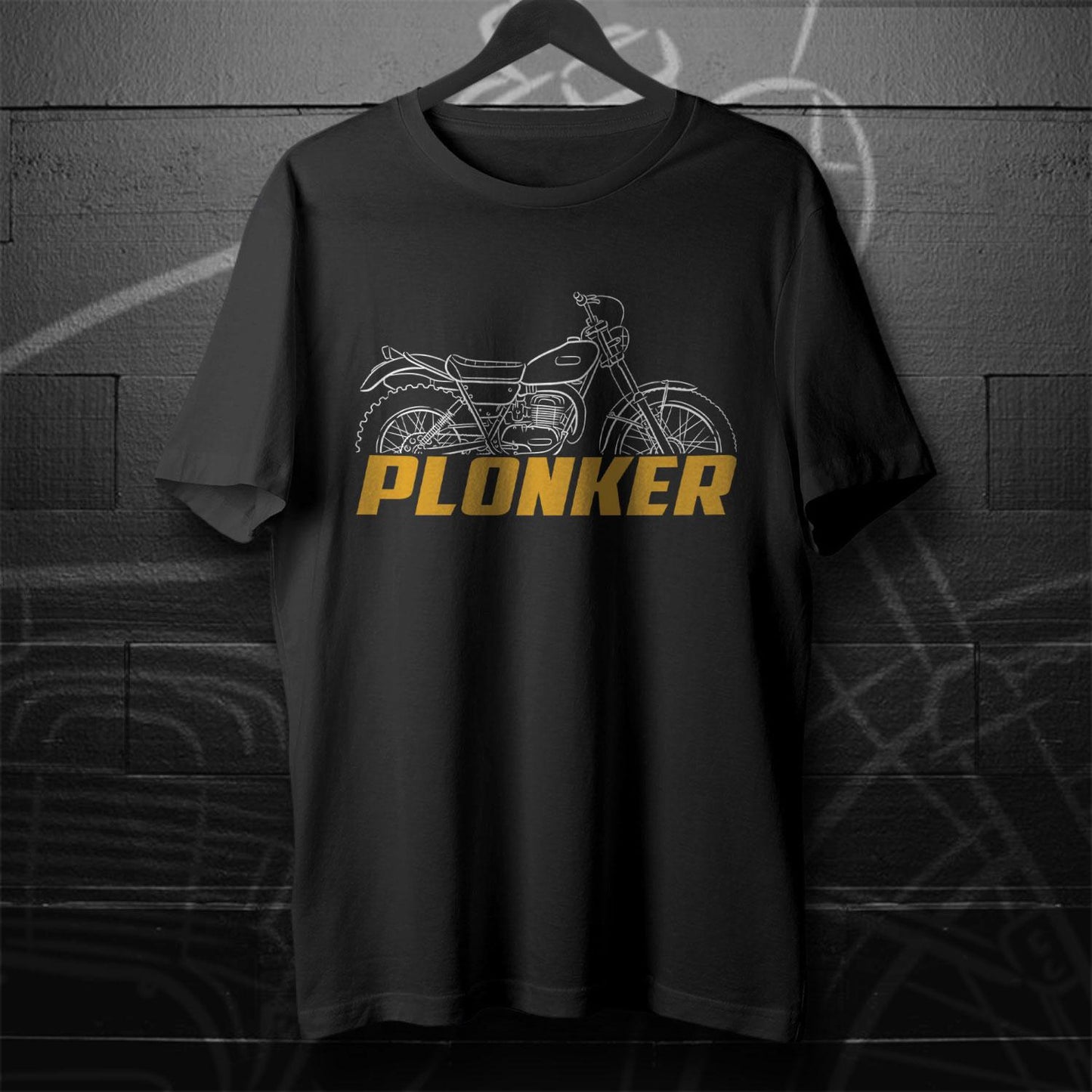 OSSA Plonker 350 & 350-76 ( Mick Andrews Replica ) Inspired T-Shirt - Motorcycle Tee Shirt for Riders