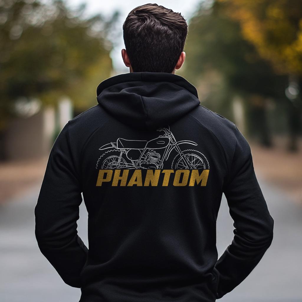 OSSA Phantom 125 1974 - 1975 Inspired Hoodie - Motorcycle Sweatshirt for Riders