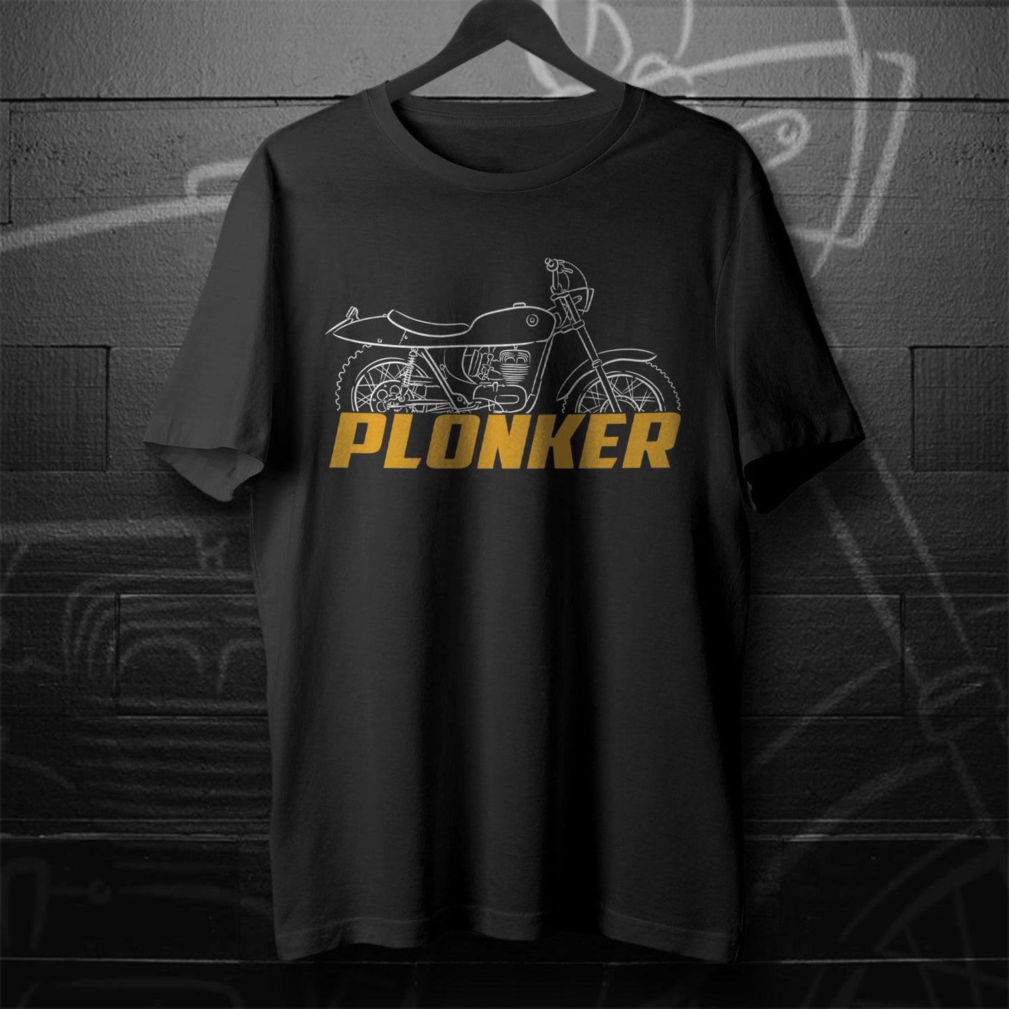 OSSA Plonker 250 | Pluma 250 | Mick Andrews Replica 250 Inspired T-Shirt - Motorcycle Tee Shirt for Riders