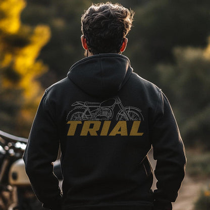 OSSA Trial TR-77 250 1977 - 1979 Inspired Hoodie - Motorcycle Sweatshirt for Riders