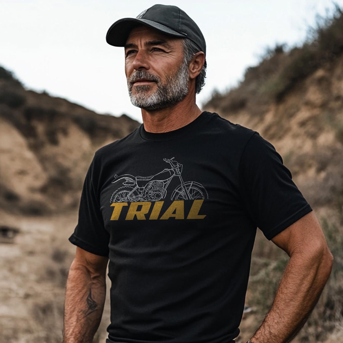 OSSA Trial TR 303 1983 - 1985 Inspired T-Shirt - Motorcycle Tee Shirt for Riders