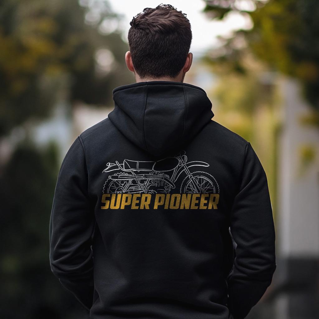 OSSA Super Pioneer 350 1976 - 1977 Inspired Hoodie - Motorcycle Sweatshirt for Riders