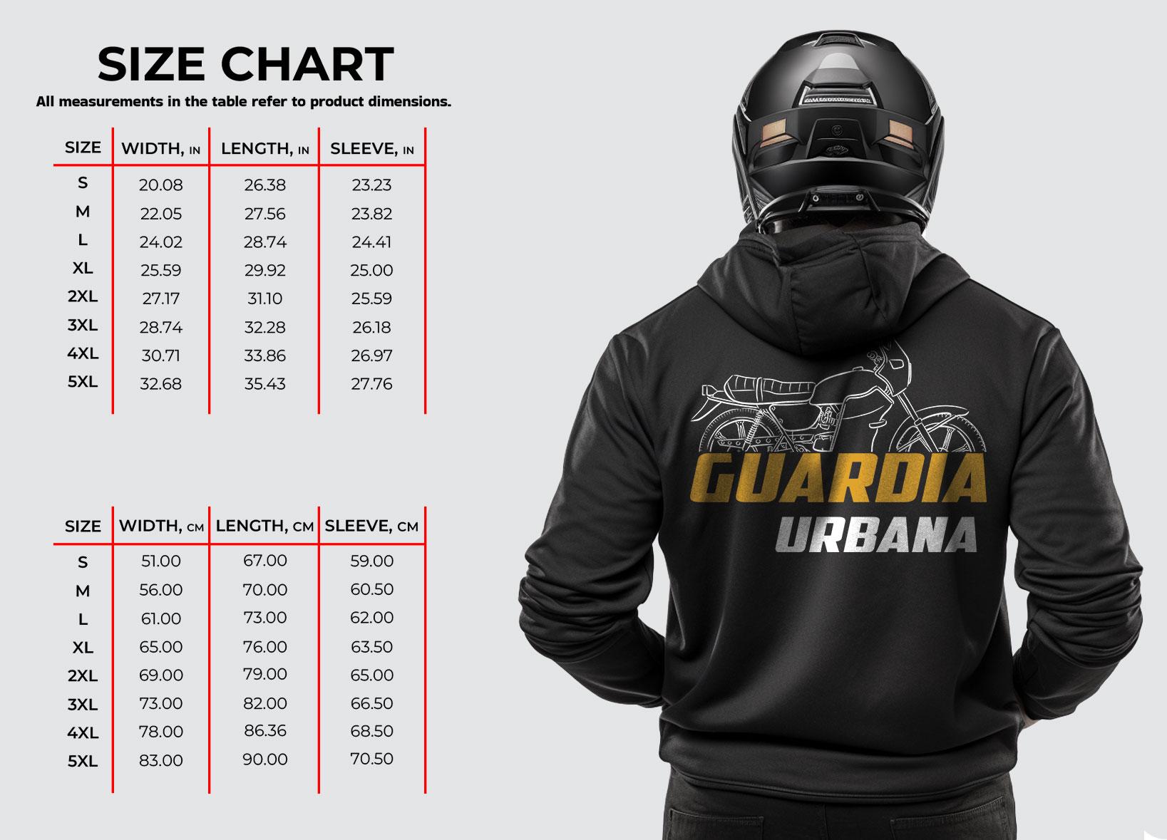 OSSA TE250 Guardia Urbana 1983 - 1984 Inspired Hoodie - Motorcycle Sweatshirt for Riders