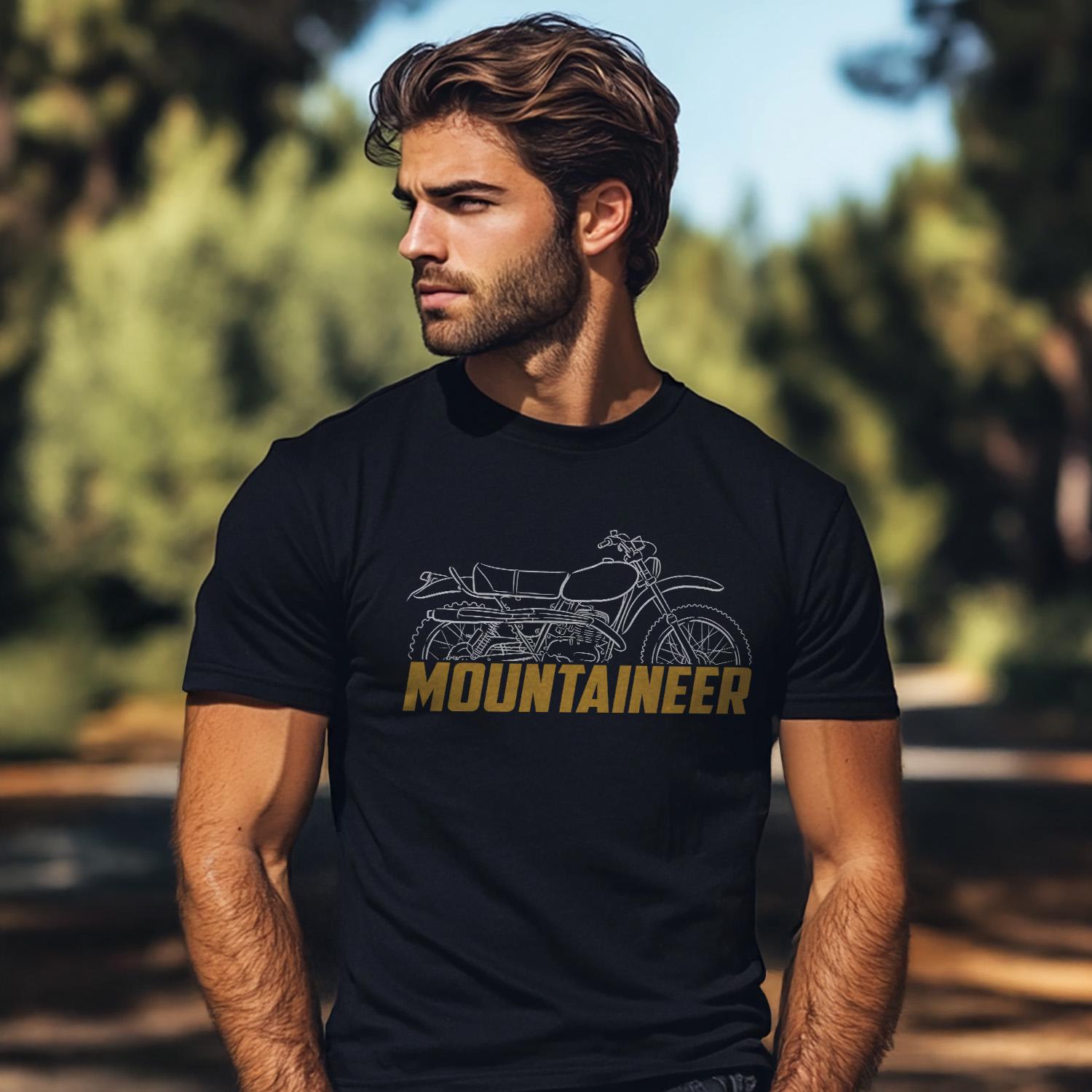 OSSA Mountaineer 350 1976 - 1977 Inspired T-Shirt - Motorcycle Tee Shirt for Riders