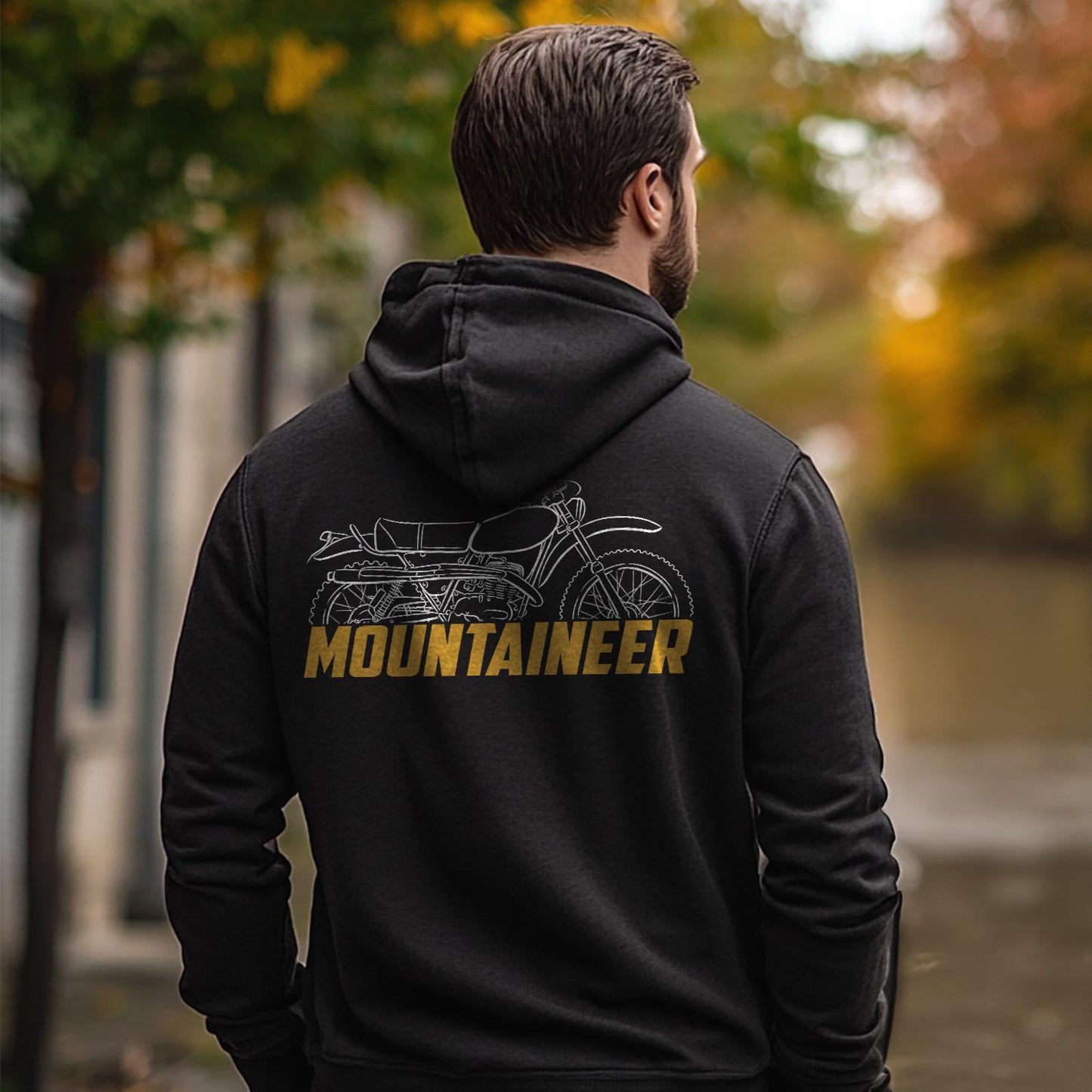 OSSA Mountaineer 350 1976 - 1977 Inspired Hoodie - Motorcycle Sweatshirt for Riders