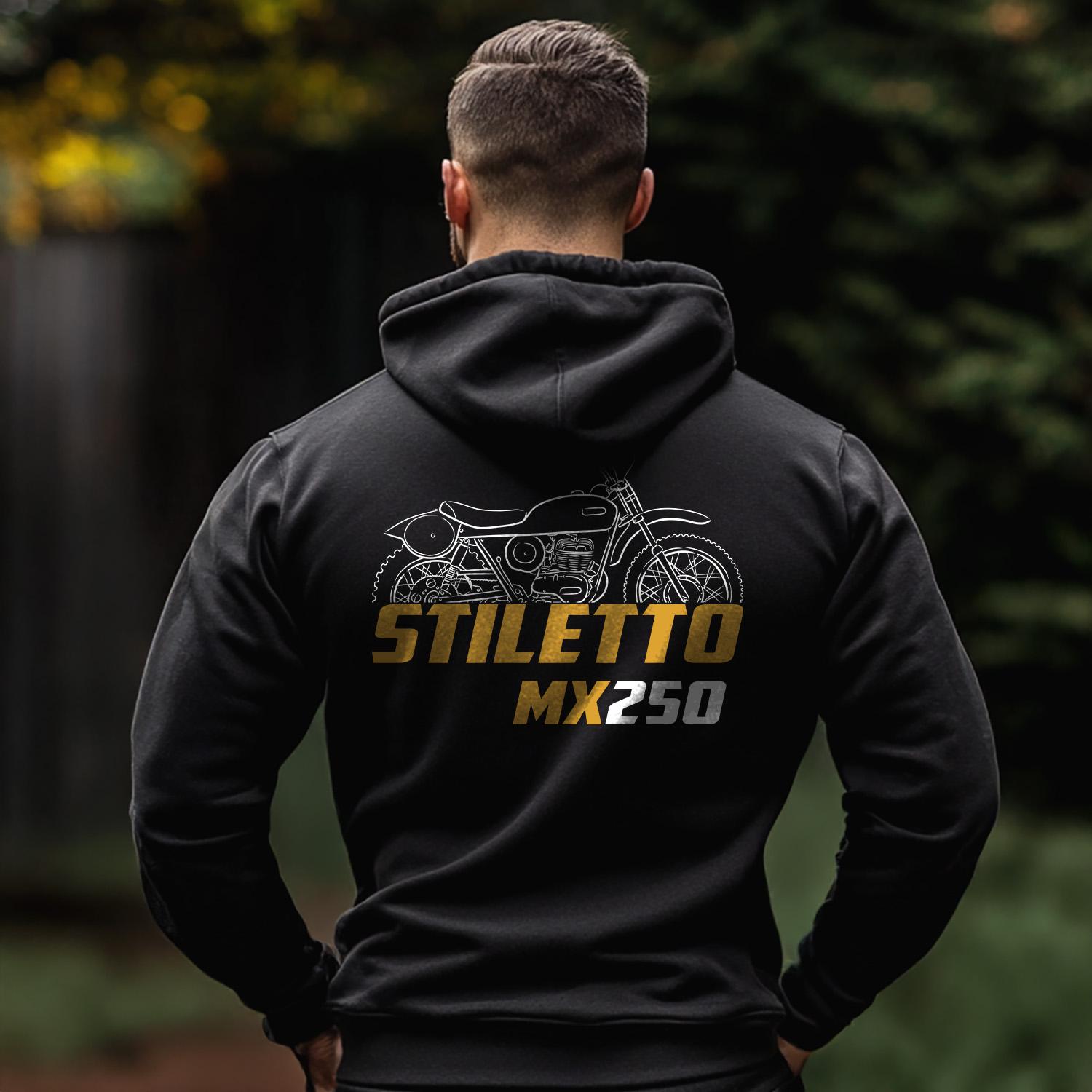 OSSA Stiletto MX 250 1971 - 1973 Inspired Hoodie - Motorcycle Sweatshirt for Riders