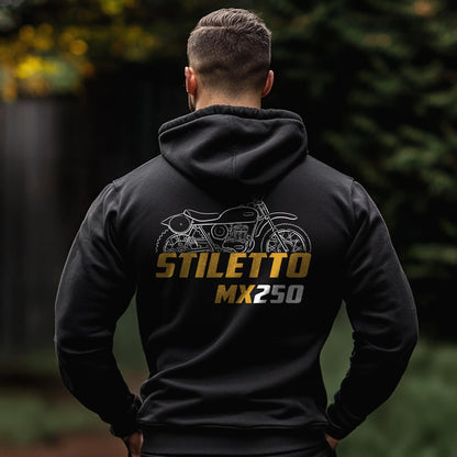 OSSA Stiletto MX 250 1971 - 1973 Inspired Hoodie - Motorcycle Sweatshirt for Riders