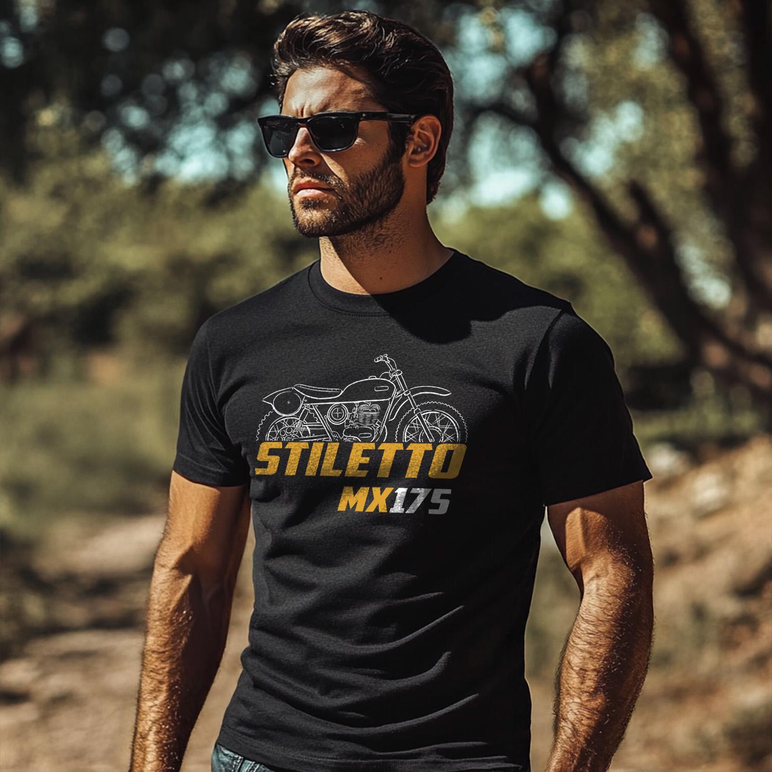 OSSA Stiletto MX 175 1971 - 1973 Inspired T-Shirt - Motorcycle Tee Shirt for Riders