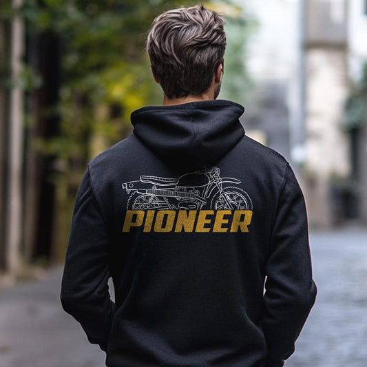OSSA Pioneer AE175 1971 - 1973 Inspired Hoodie - Motorcycle Sweatshirt for Riders