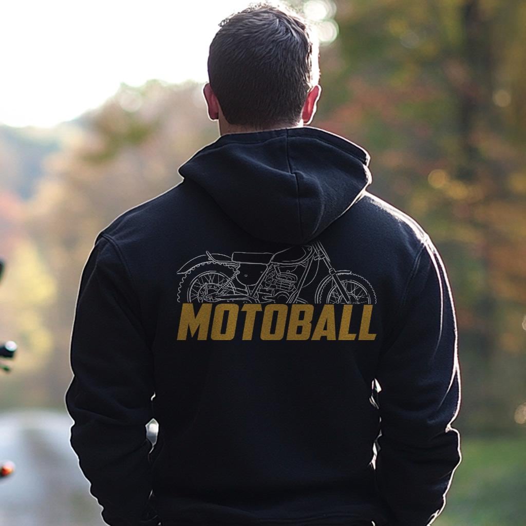 OSSA Motoball 1983 - 1984 Inspired Hoodie - Motorcycle Sweatshirt for Riders