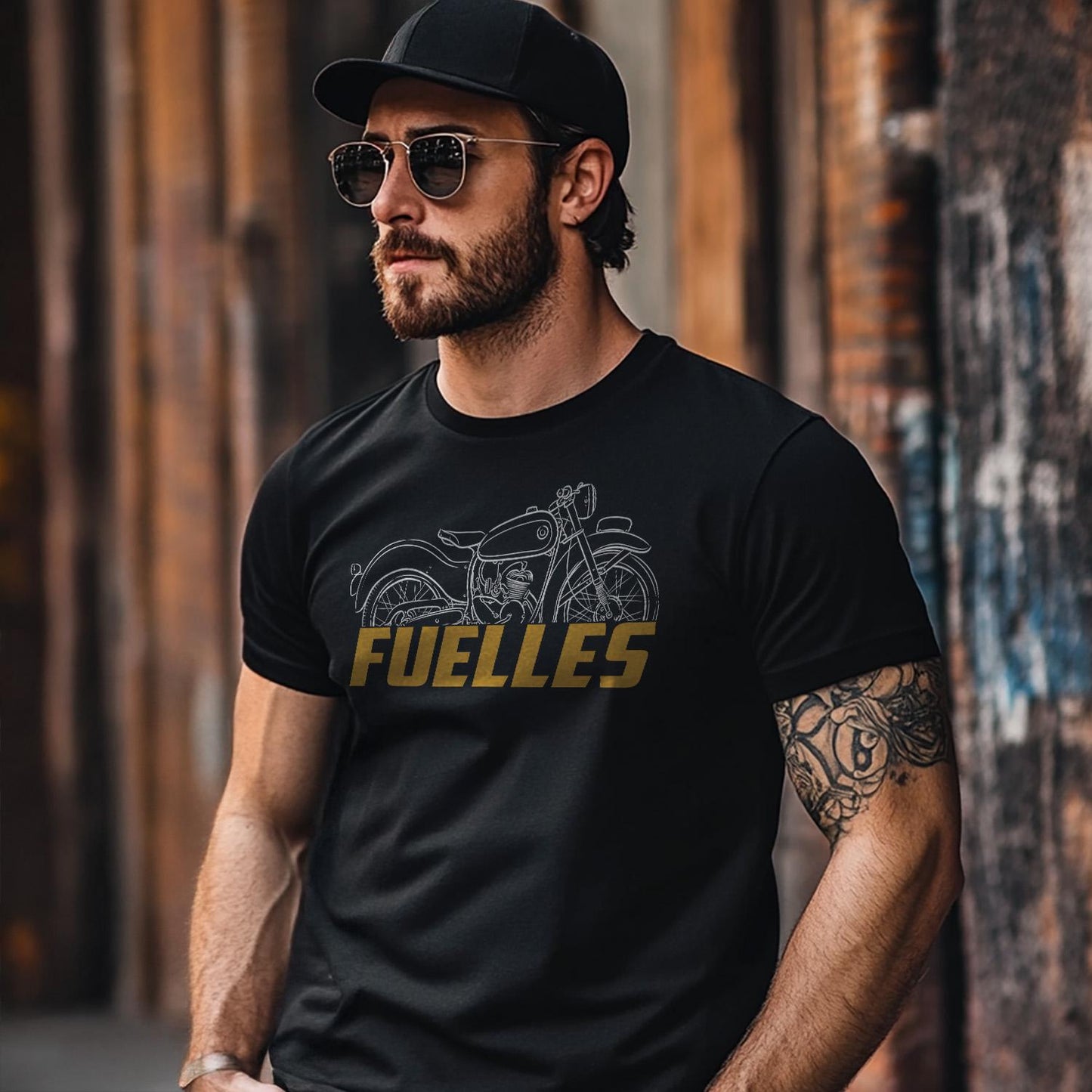 OSSA Fuelles 1951 - 1953 Inspired T-Shirt - Motorcycle Tee Shirt for Riders