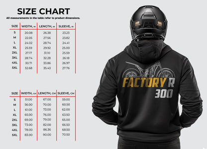 OSSA Factory R 300 & 300i 2013 - 2015 Inspired Hoodie - Motorcycle Sweatshirt for Riders