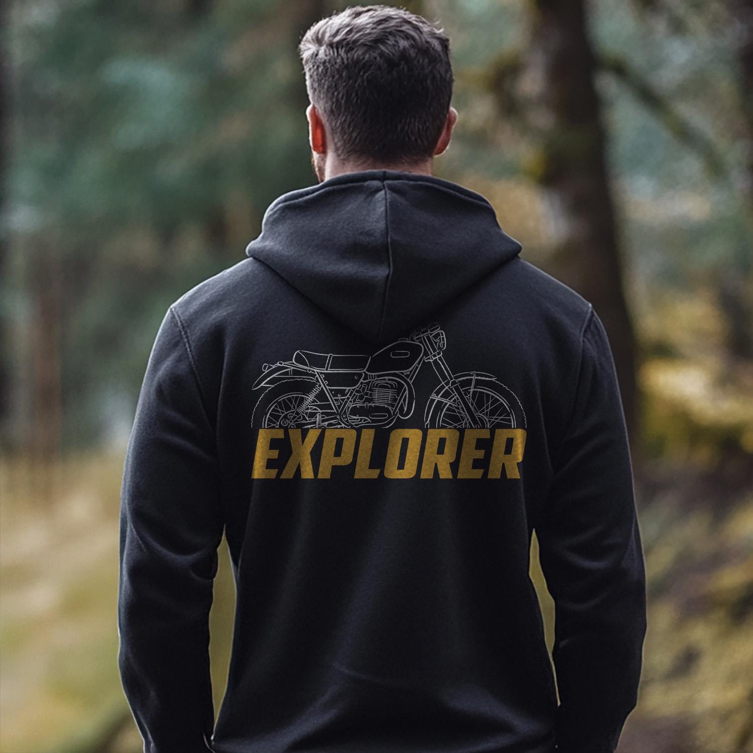 OSSA Explorer 350 1976 - 1978 Inspired Hoodie - Motorcycle Sweatshirt for Riders