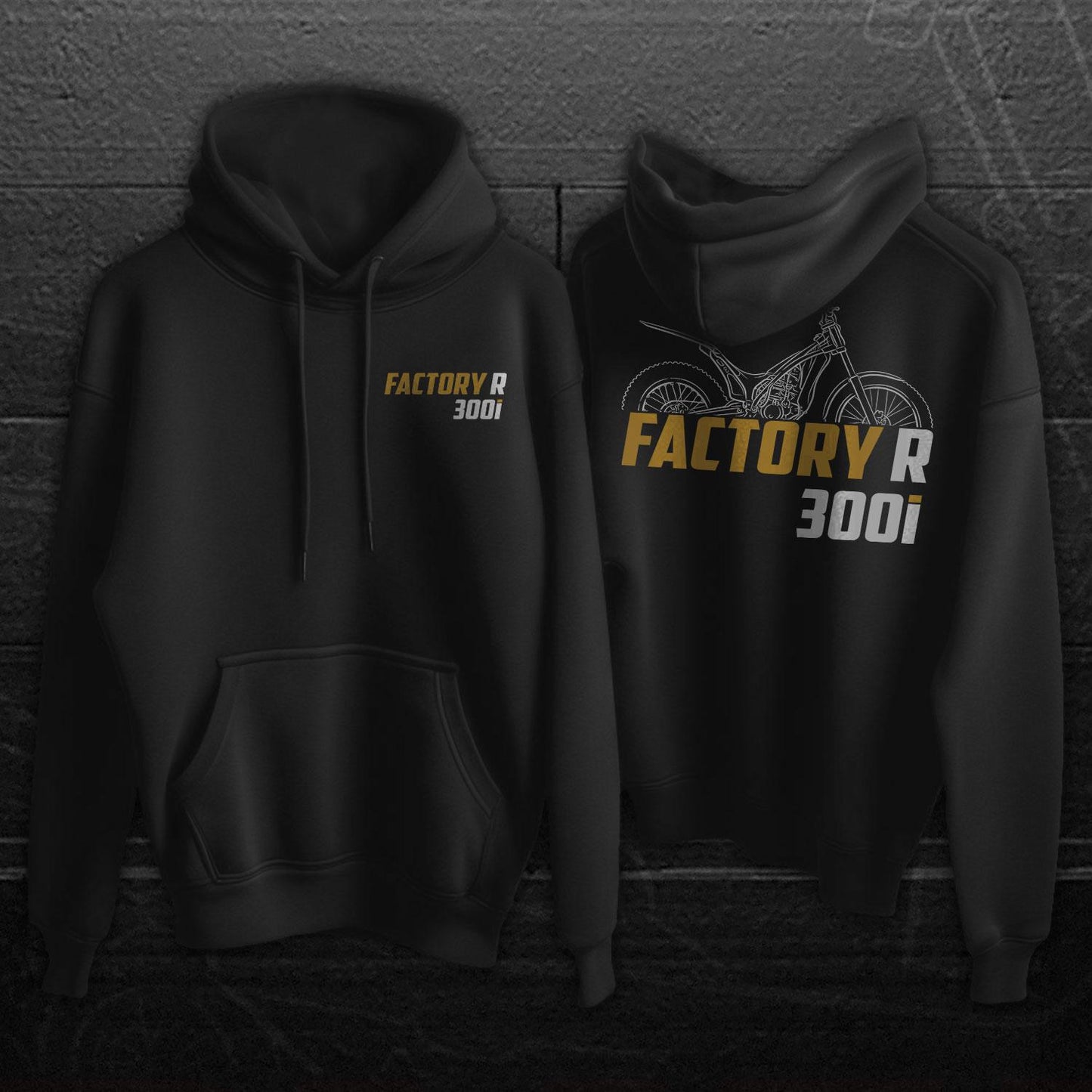 OSSA Factory R 300 & 300i 2013 - 2015 Inspired Hoodie - Motorcycle Sweatshirt for Riders