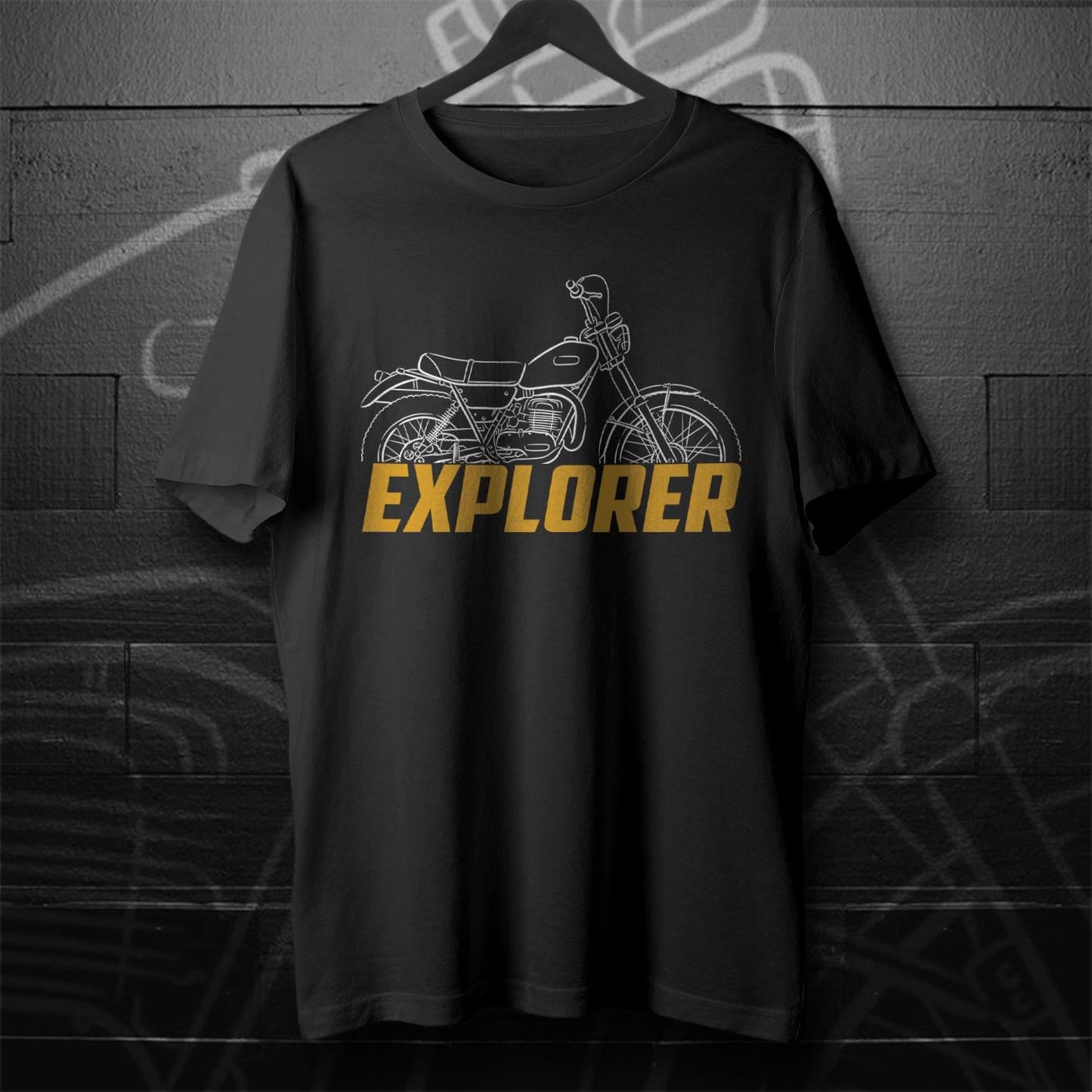 OSSA Explorer 350 1976 - 1978 Inspired T-Shirt - Motorcycle Tee Shirt for Riders
