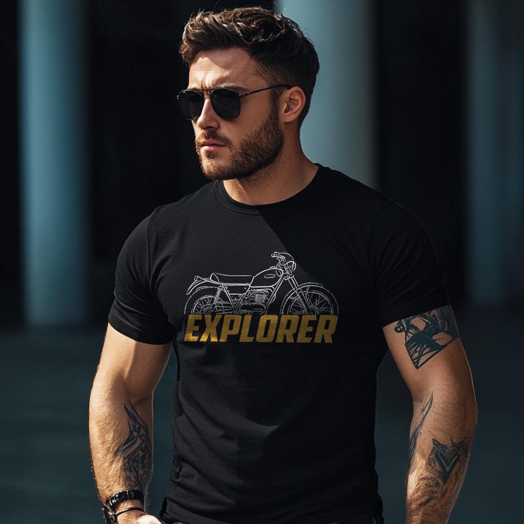 OSSA Explorer 250 Inspired T-Shirt - Motorcycle Tee Shirt for Riders