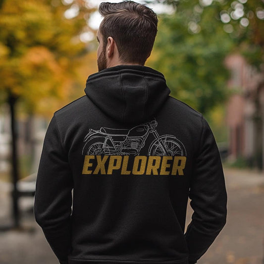 OSSA Explorer 250 Inspired Hoodie - Motorcycle Sweatshirt for Riders