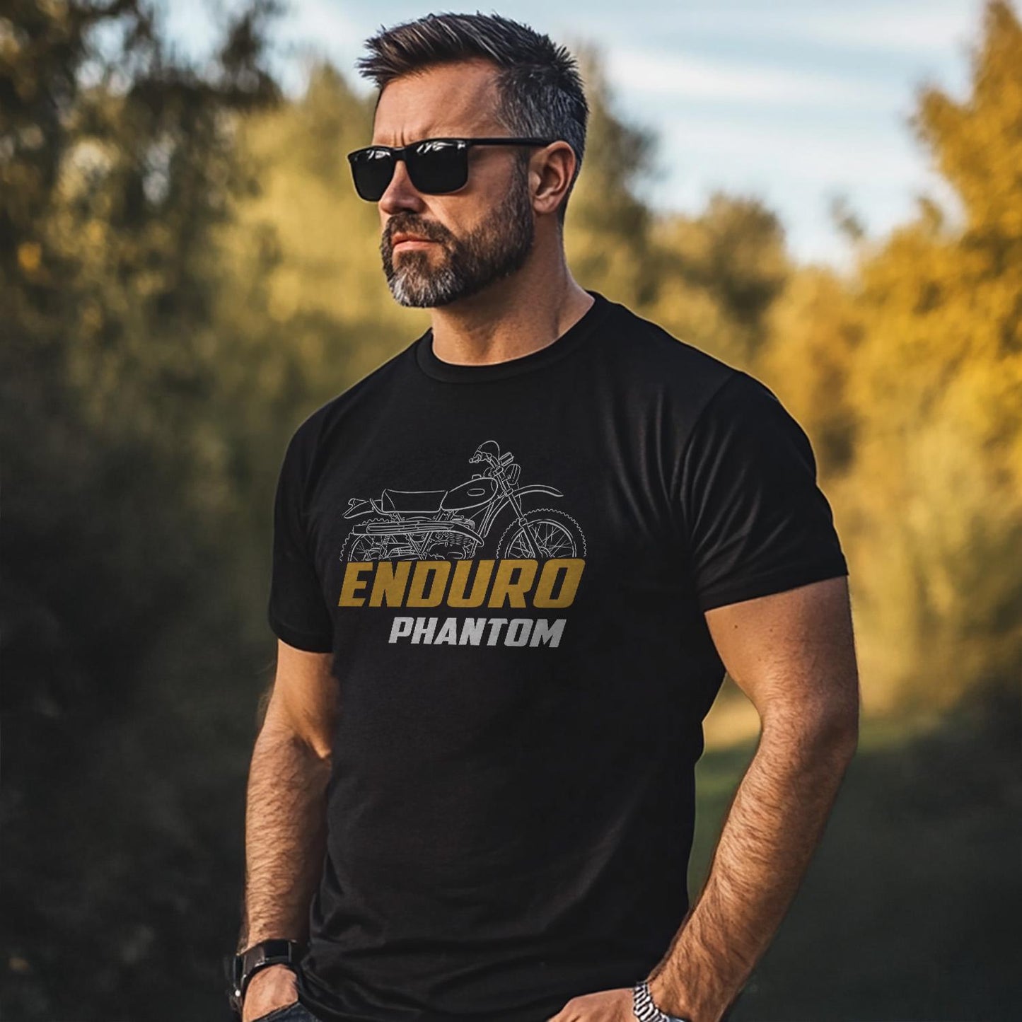 OSSA Enduro Phantom 175 1976 Inspired T-Shirt - Motorcycle Tee Shirt for Riders