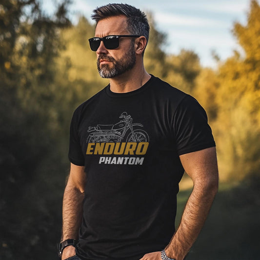 OSSA Enduro Phantom 175 1976 Inspired T-Shirt - Motorcycle Tee Shirt for Riders