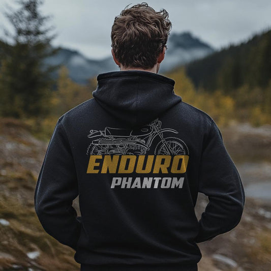 OSSA Enduro Phantom 175 1976 Inspired Hoodie - Motorcycle Sweatshirt for Riders