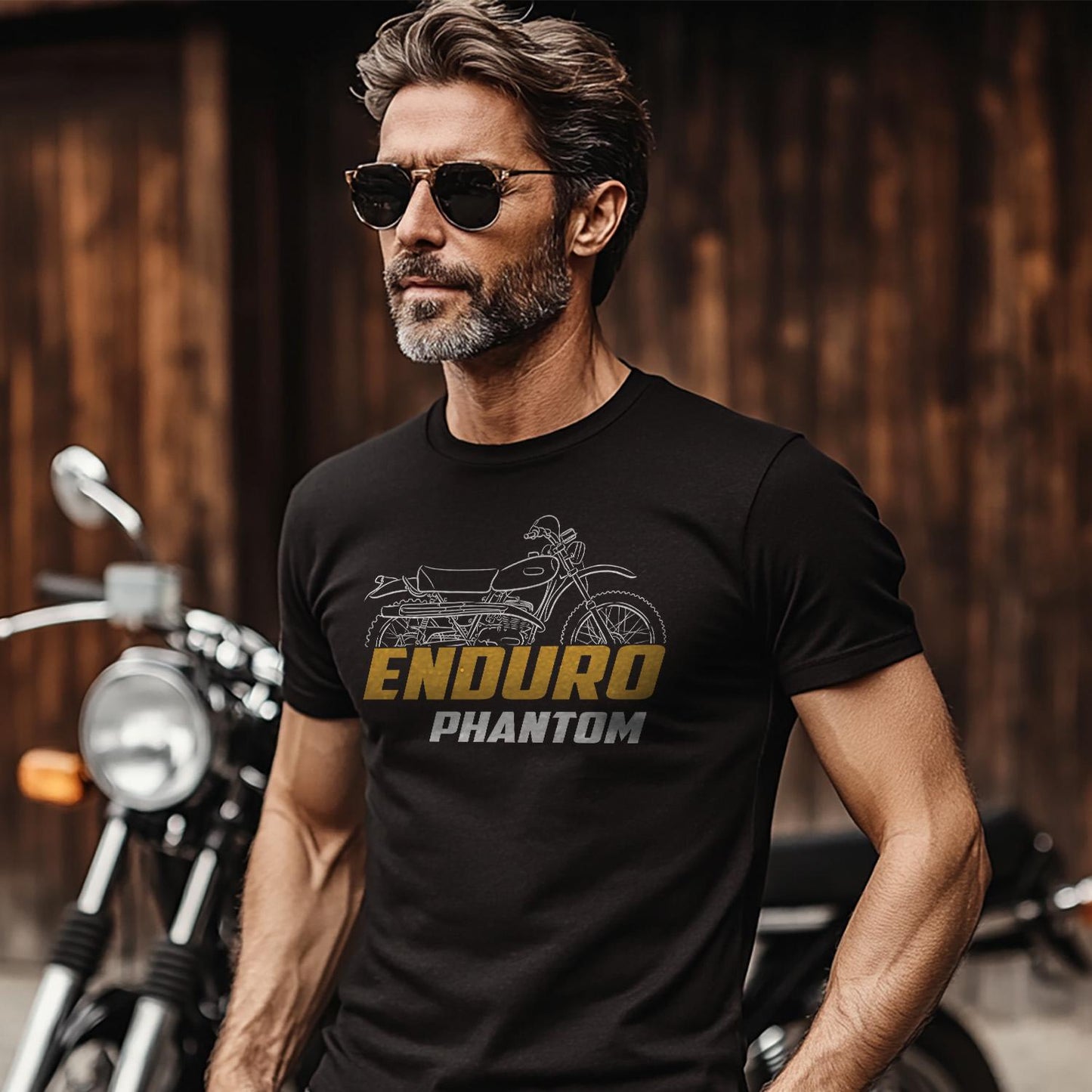 OSSA Enduro Phantom 125 1975 - 1977 Inspired T-Shirt - Motorcycle Tee Shirt for Riders