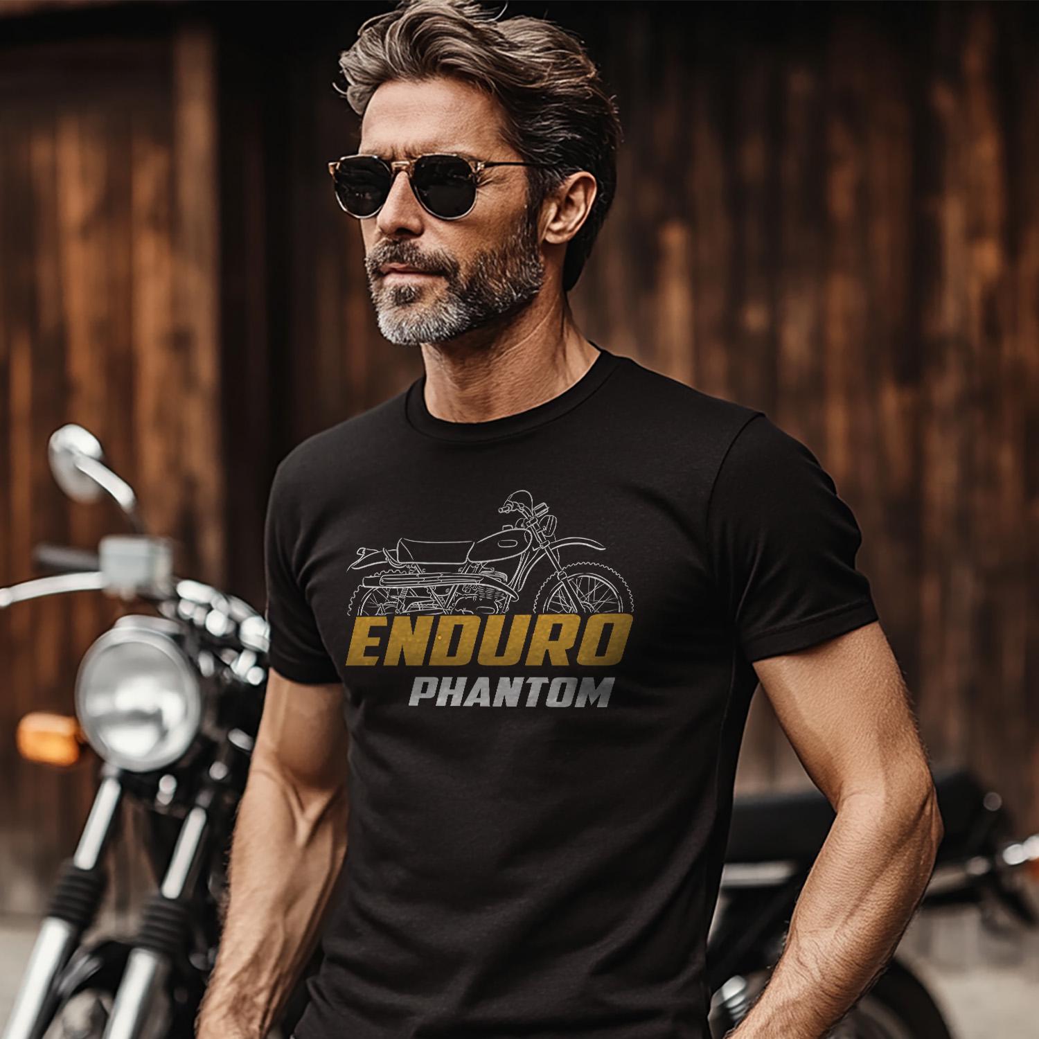 OSSA Enduro Phantom 125 1975 - 1977 Inspired T-Shirt - Motorcycle Tee Shirt for Riders
