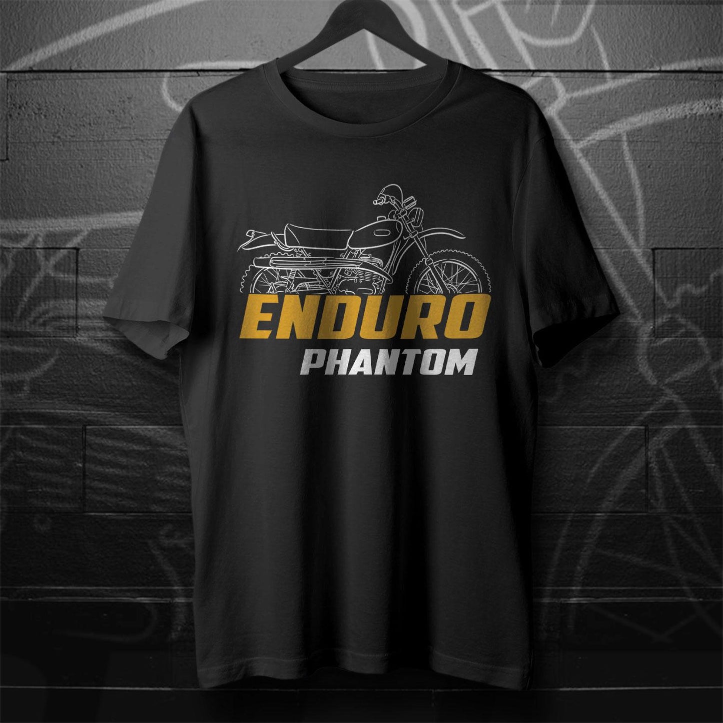 OSSA Enduro Phantom 125 1975 - 1977 Inspired T-Shirt - Motorcycle Tee Shirt for Riders