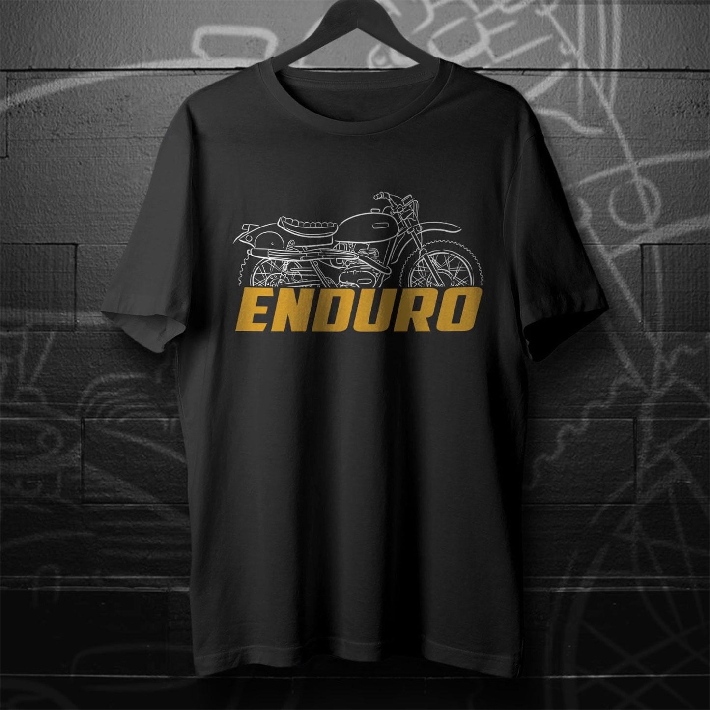 OSSA Enduro 350 1975 - 1977 Inspired T-Shirt - Motorcycle Tee Shirt for Riders