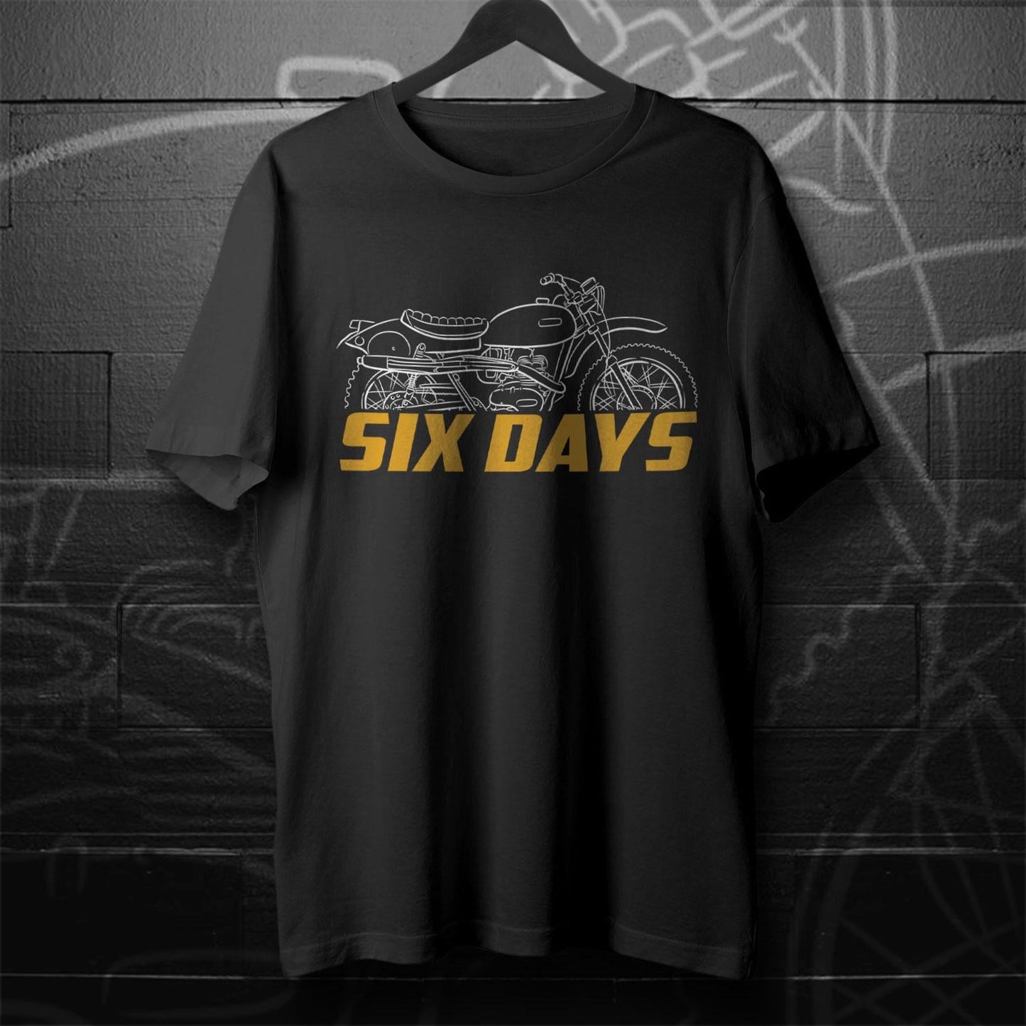 OSSA Enduro 250 E73 ( 250 Six Days Replica ) Inspired T-Shirt - Motorcycle Tee Shirt for Riders