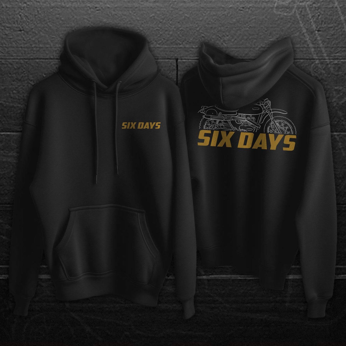 OSSA Enduro 250 E73 ( 250 Six Days Replica ) Inspired Hoodie - Motorcycle Sweatshirt for Riders