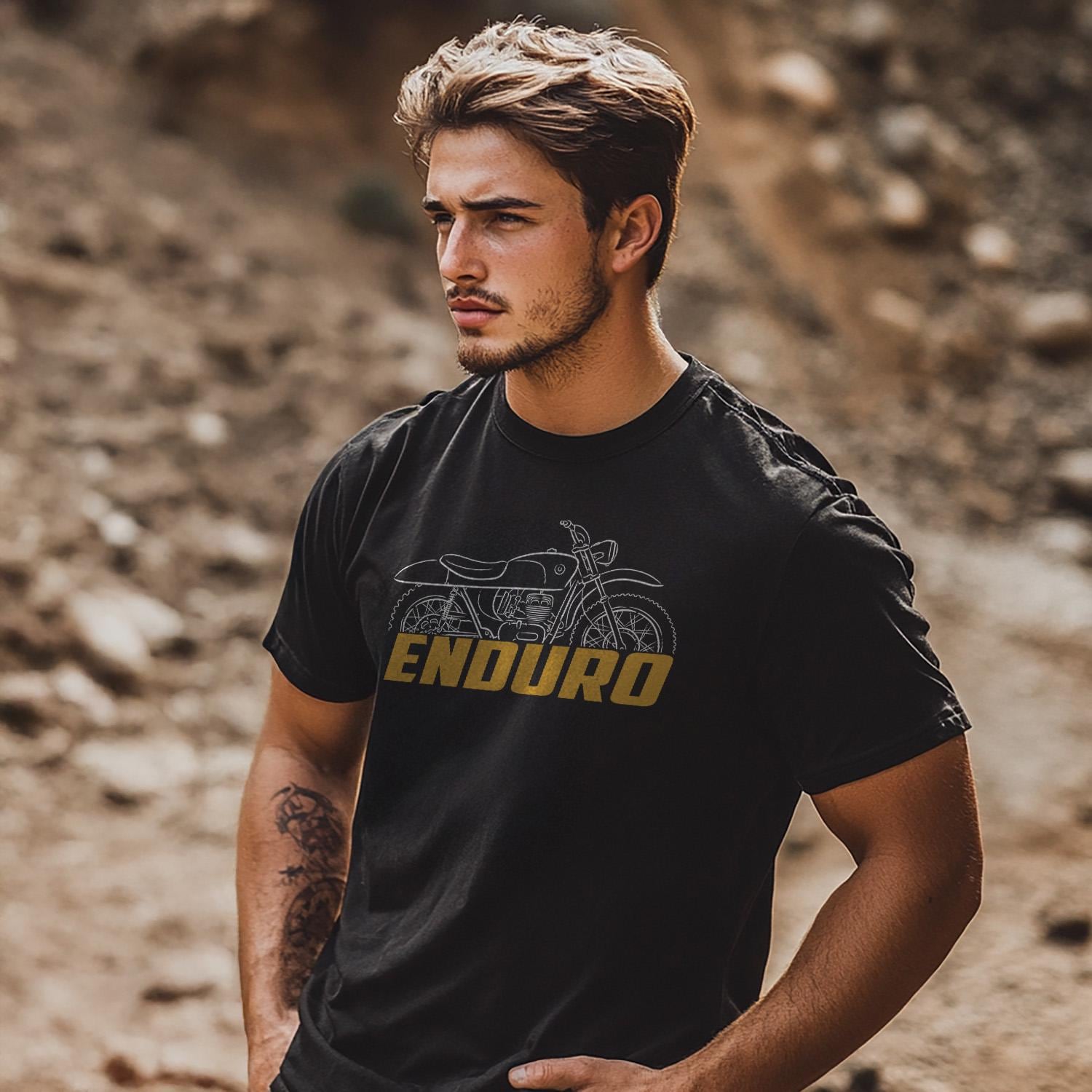 OSSA Enduro 230 1967 - 1968 Inspired T-Shirt - Motorcycle Tee Shirt for Riders