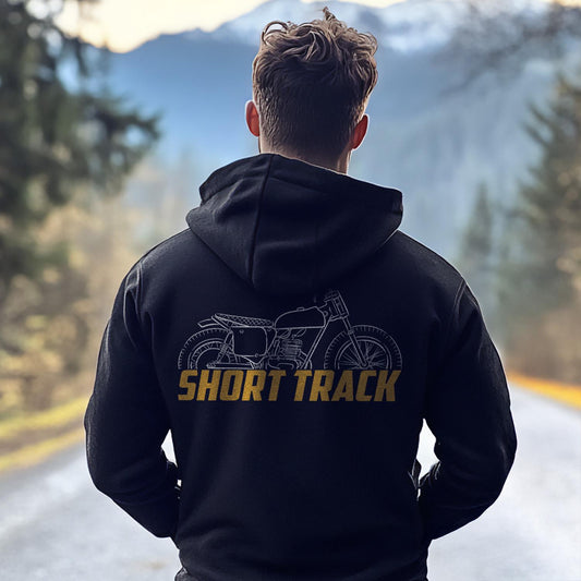 OSSA DMR Short Track 1971 Inspired Hoodie - Motorcycle Sweatshirt for Riders