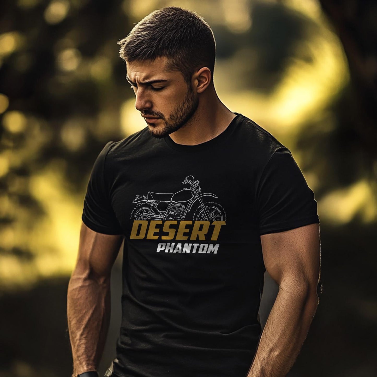 OSSA Desert Phantom 250 1974 - 1978 Inspired T-Shirt - Motorcycle Tee Shirt for Riders