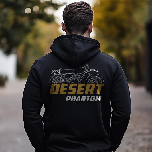 OSSA Desert Phantom 250 1974 - 1978 Inspired Hoodie - Motorcycle Sweatshirt for Riders