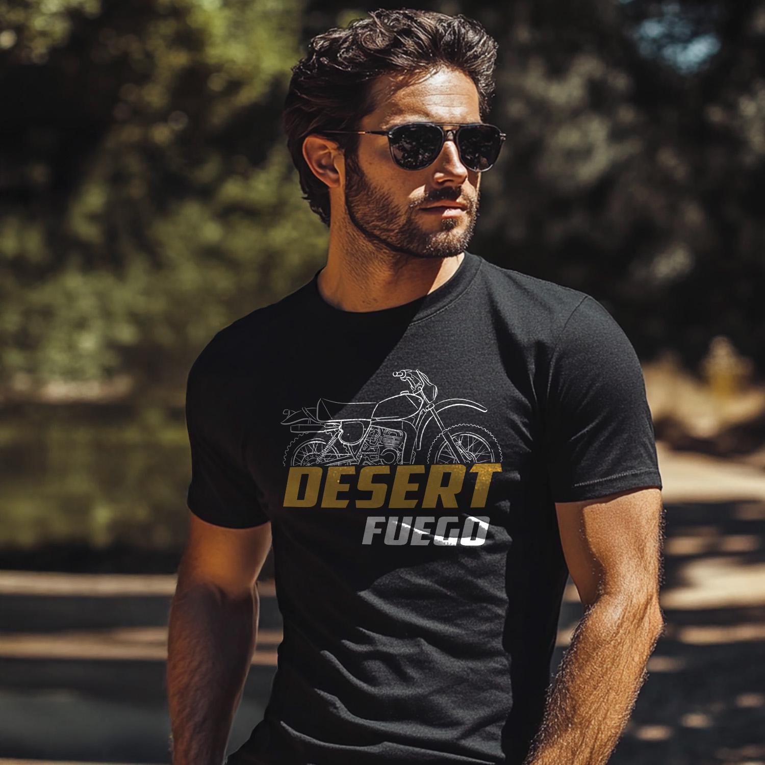 OSSA Desert Fuego 1979 - 1980 Inspired T-Shirt - Motorcycle Tee Shirt for Riders