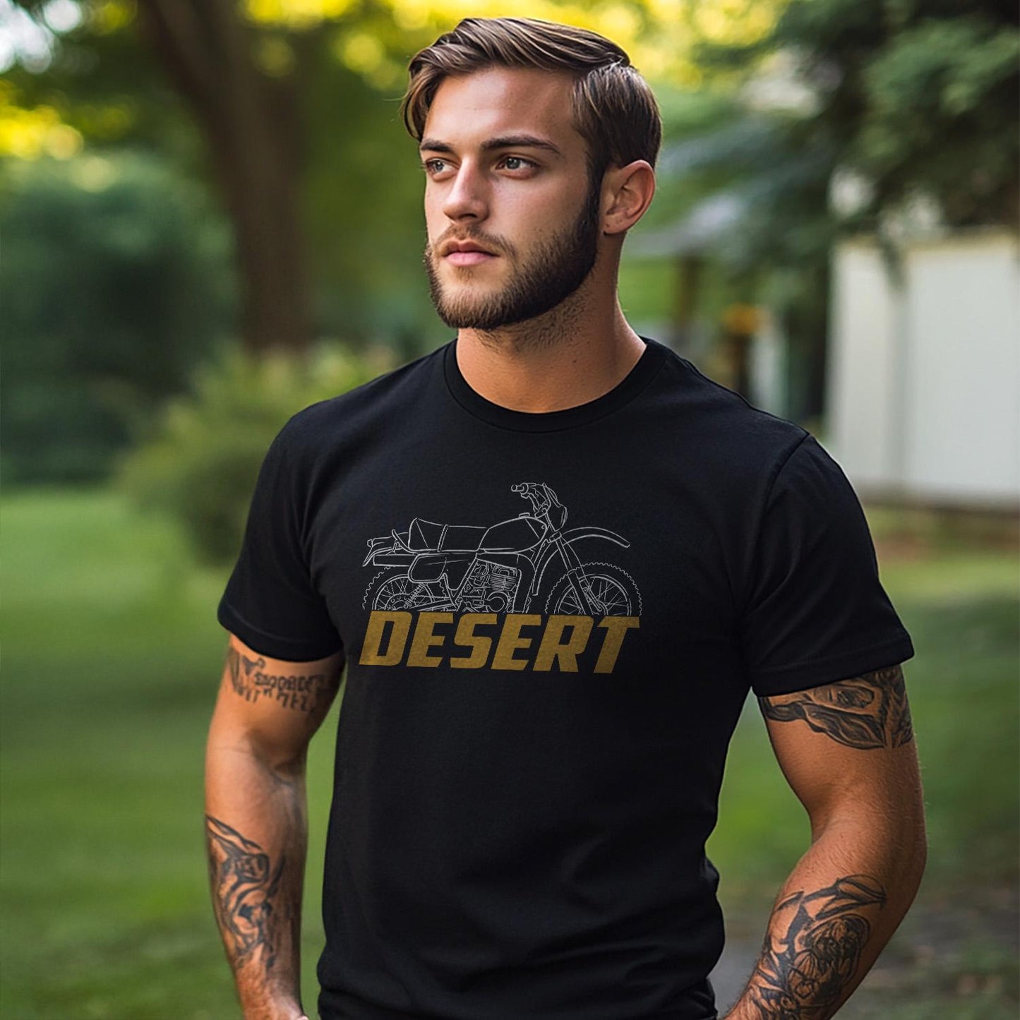 OSSA Desert 350 & 350 TT Inspired T-Shirt - Motorcycle Tee Shirt for Riders