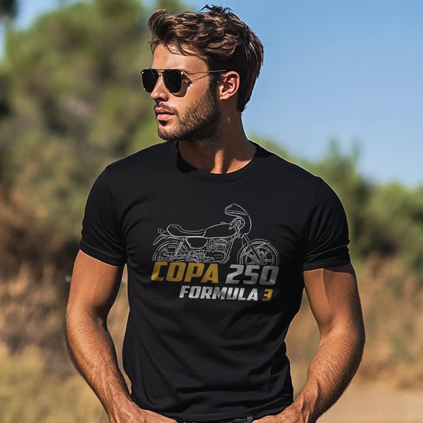 OSSA Copa 250 Formula 3 1981 - 1985 Inspired T-Shirt - Motorcycle Tee Shirt for Riders