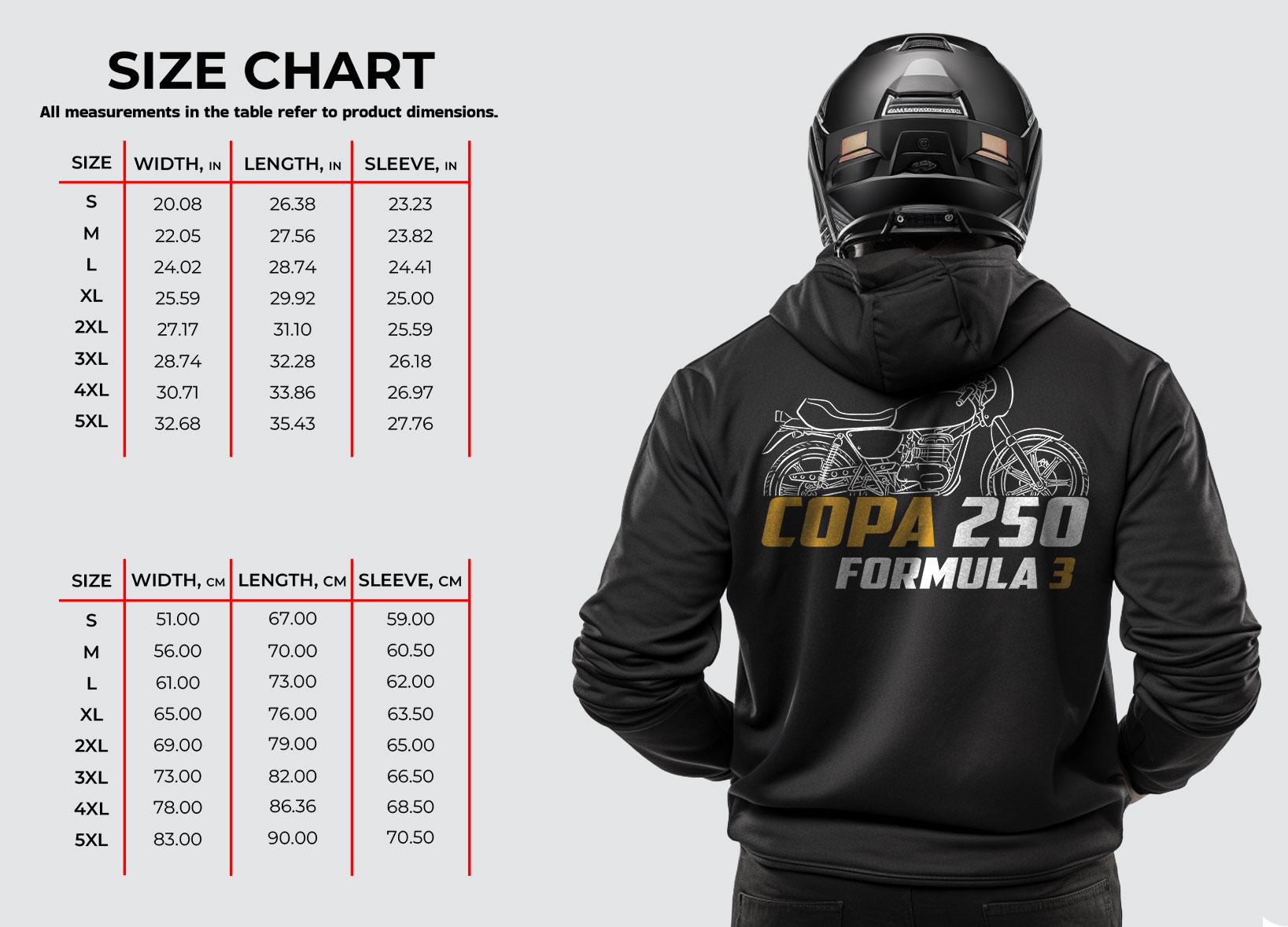 OSSA Copa 250 Formula 3 1981 - 1985 Inspired Hoodie - Motorcycle Sweatshirt for Riders