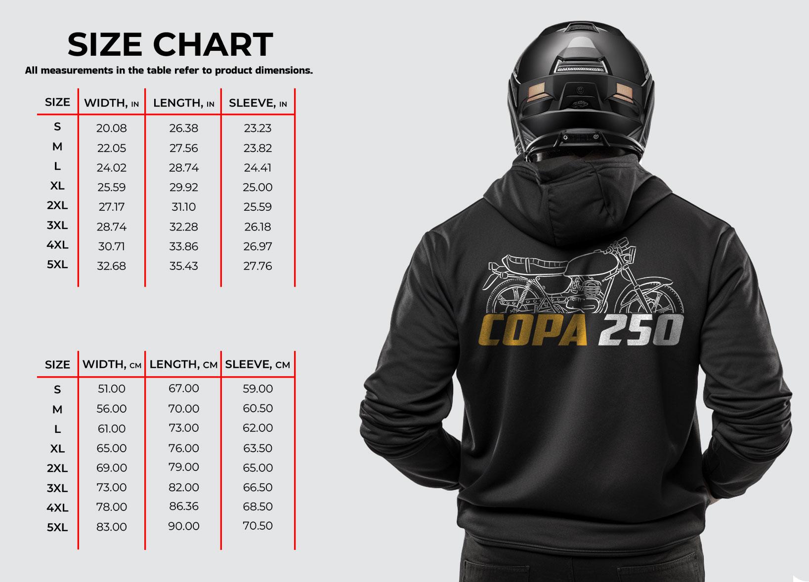 OSSA Copa 250 1982 Inspired Hoodie - Motorcycle Sweatshirt for Riders